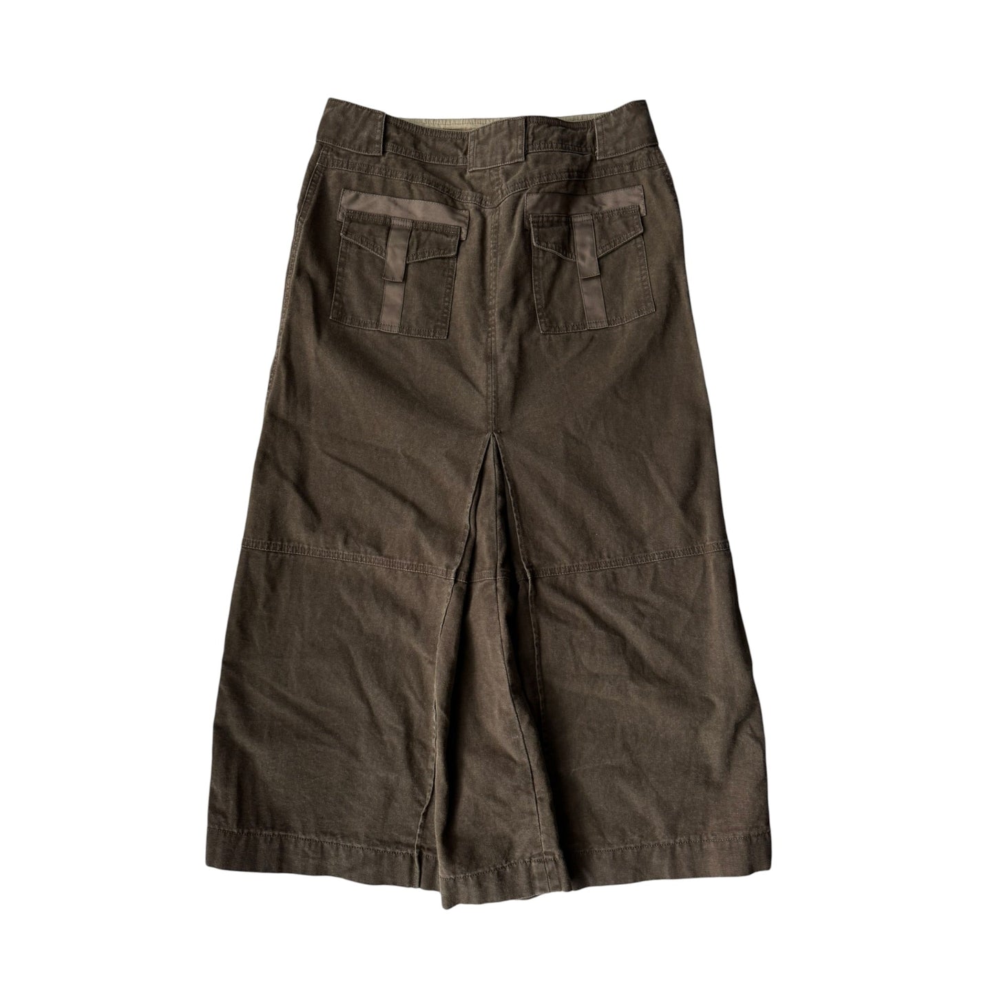 🪖 Fustă Y2K Weekend Max Mara Military Inspired – Heavy Cotton – IT 40 (L) - anbracaminte