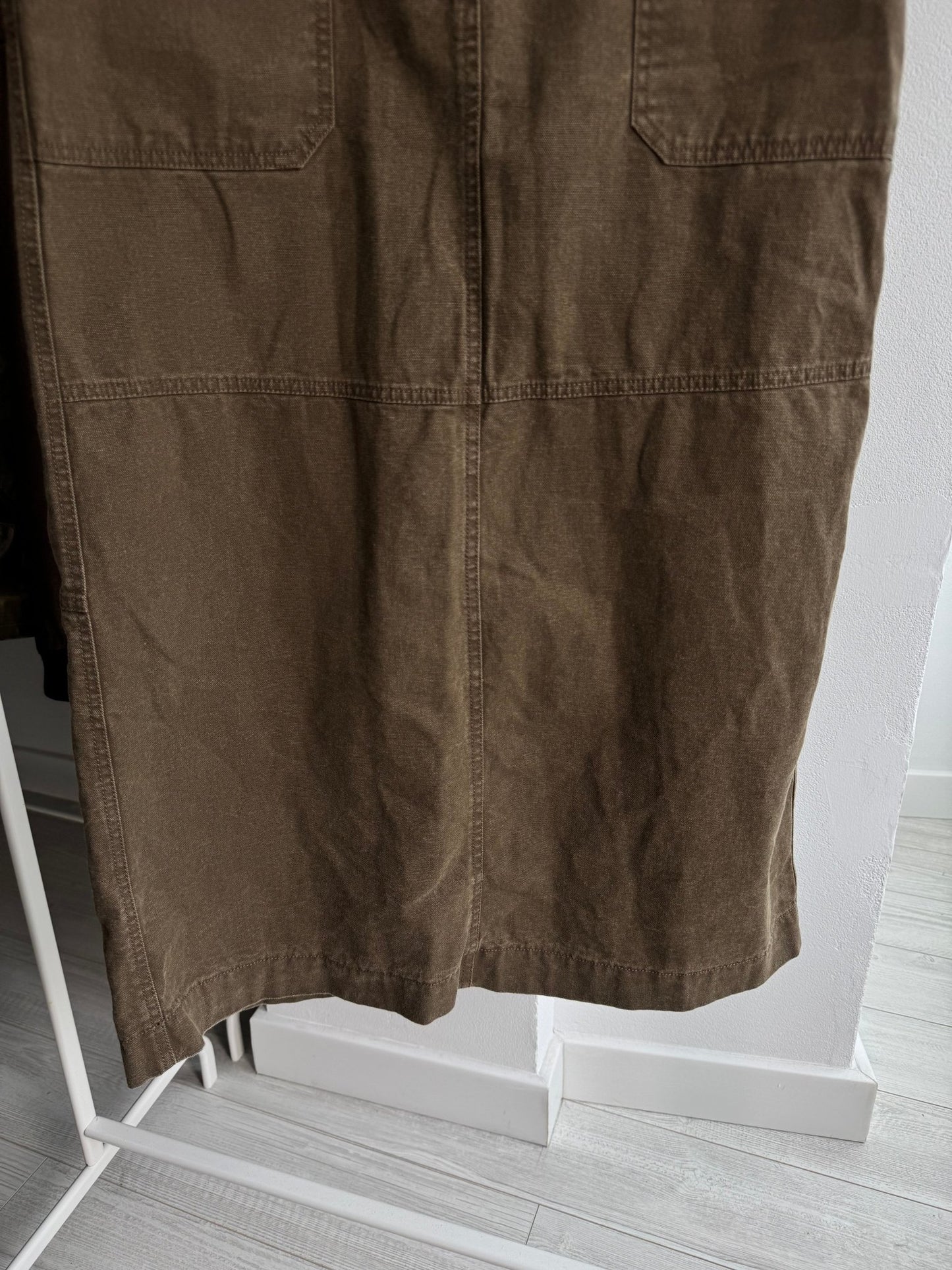 🪖 Fustă Y2K Weekend Max Mara Military Inspired – Heavy Cotton – IT 40 (L) - anbracaminte