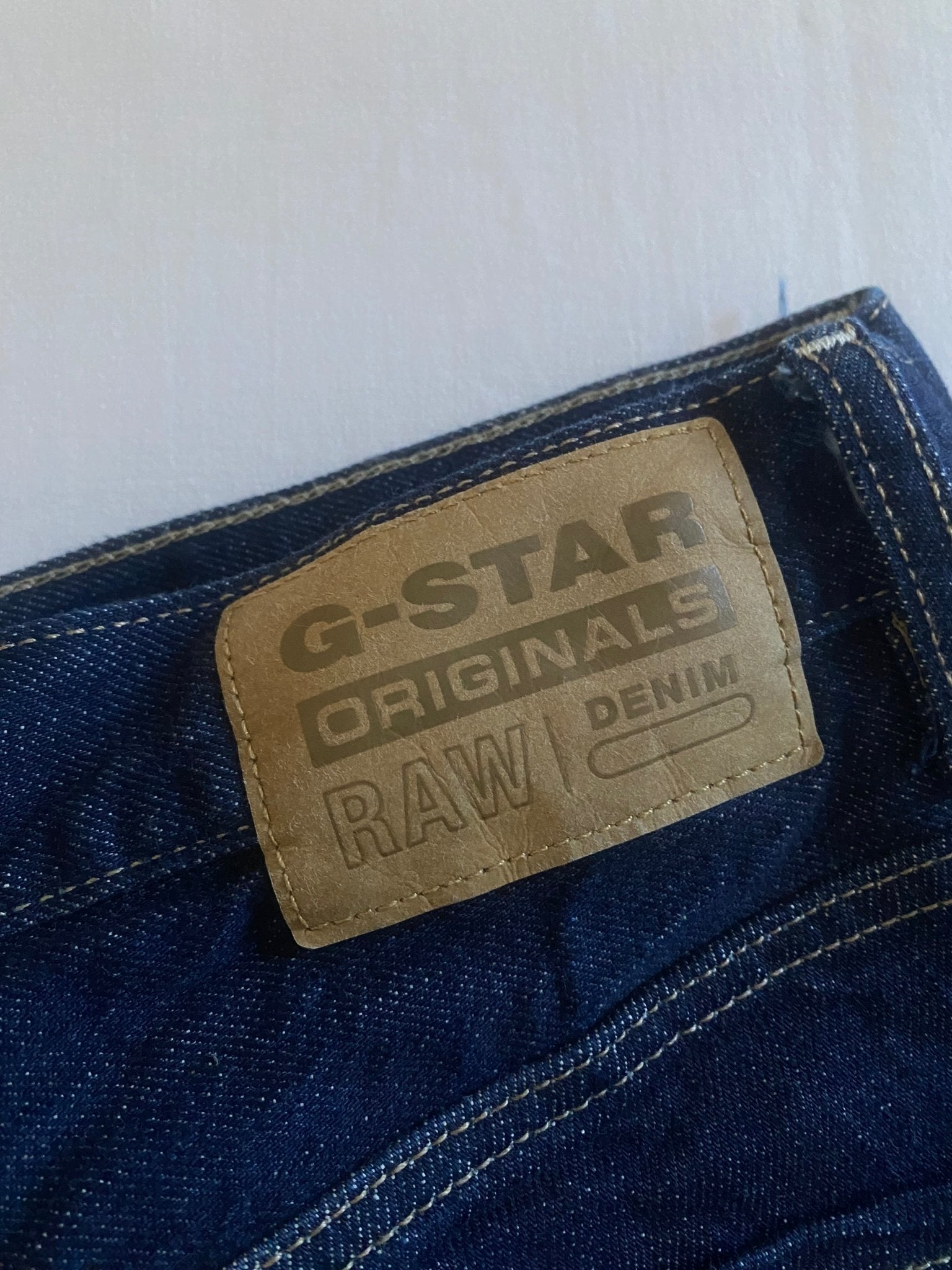 G Star Raw Selvedge Denim Mosa Straight Fit Jeans - anbracaminte