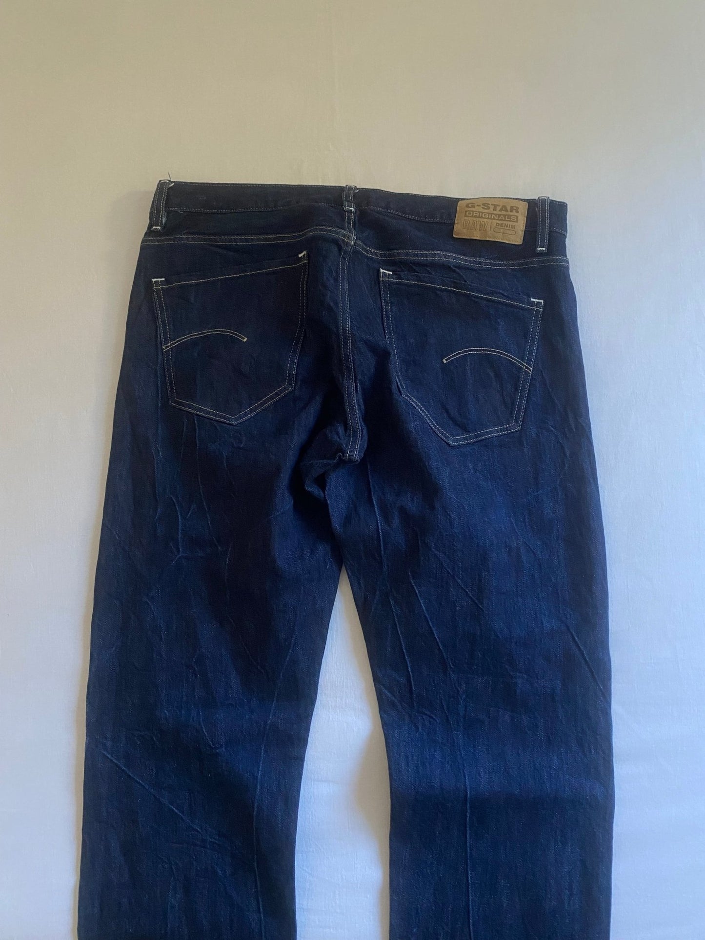 G Star Raw Selvedge Denim Mosa Straight Fit Jeans - anbracaminte