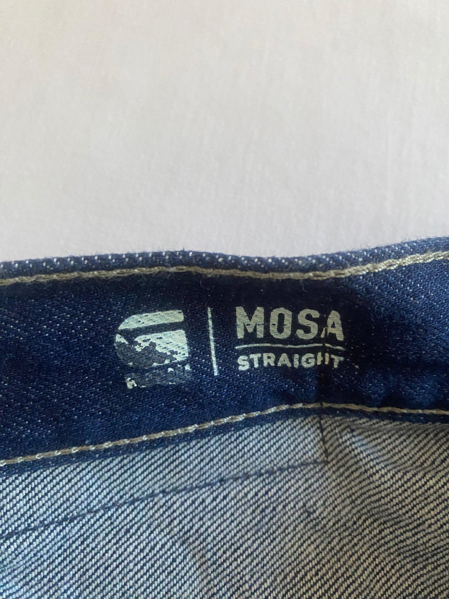 G Star Raw Selvedge Denim Mosa Straight Fit Jeans - anbracaminte