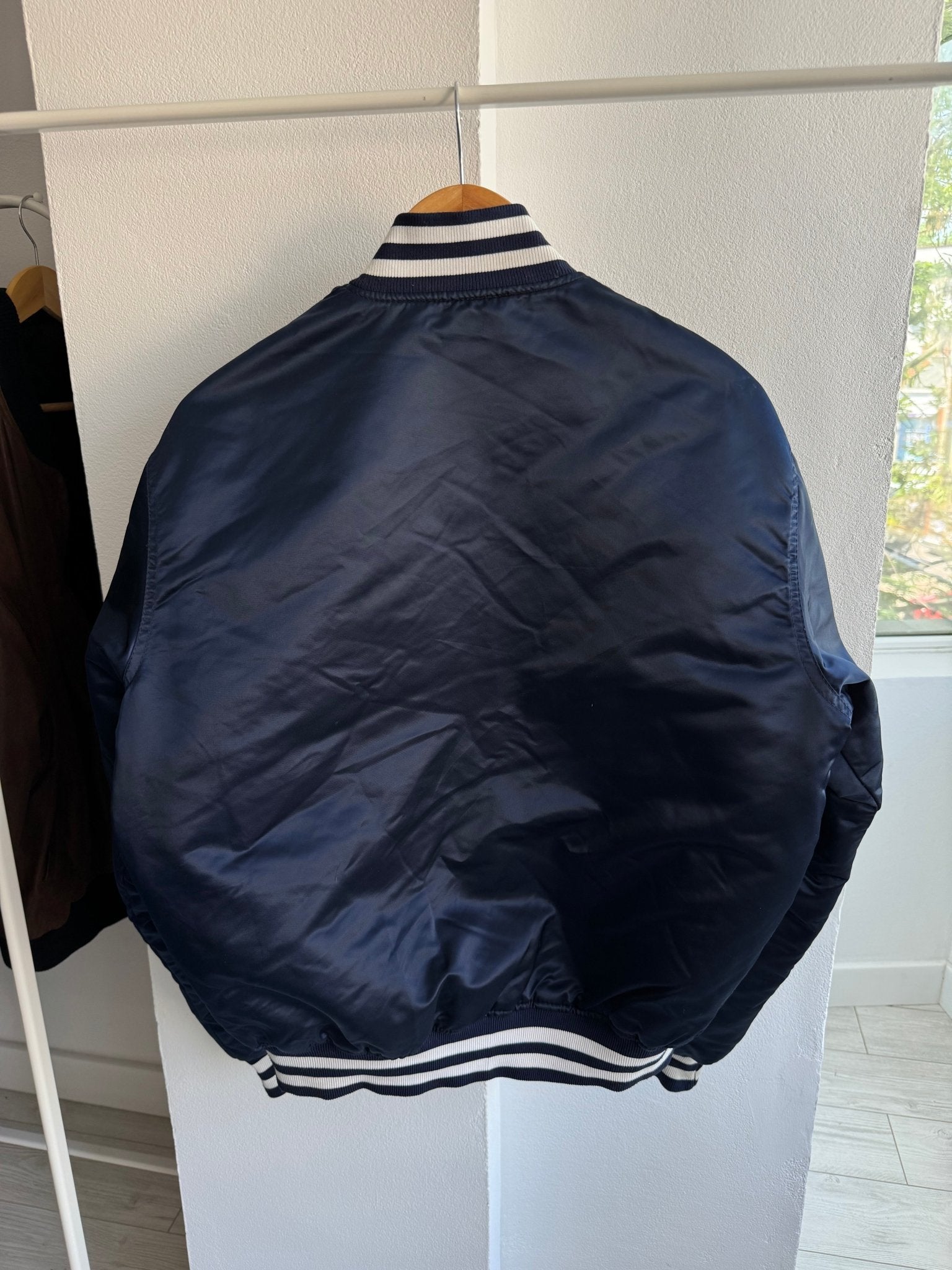 ⚾ Geacă 80’s New York Yankees Starter Satin Jacket – L – Made in USA - anbracaminte