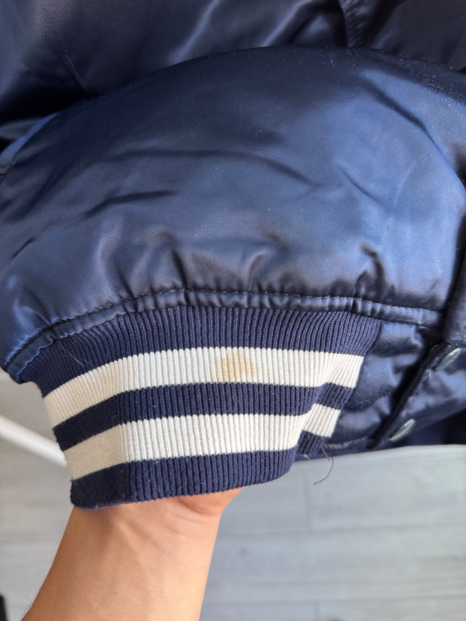⚾ Geacă 80’s New York Yankees Starter Satin Jacket – L – Made in USA - anbracaminte
