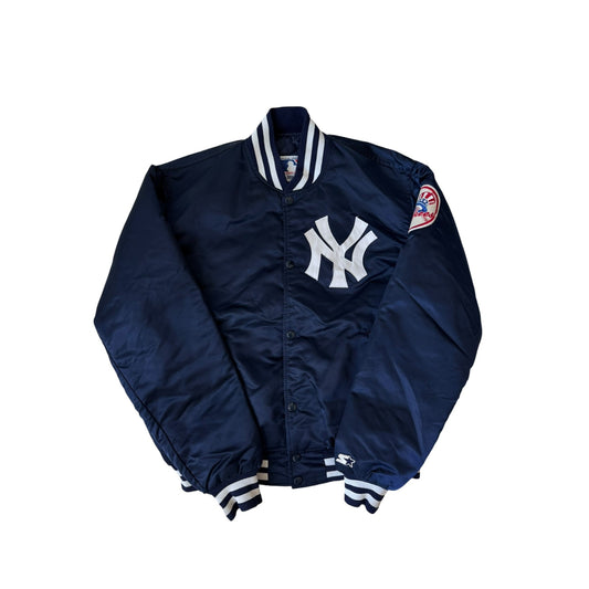 ⚾ Geacă 80’s New York Yankees Starter Satin Jacket – L – Made in USA - anbracaminte