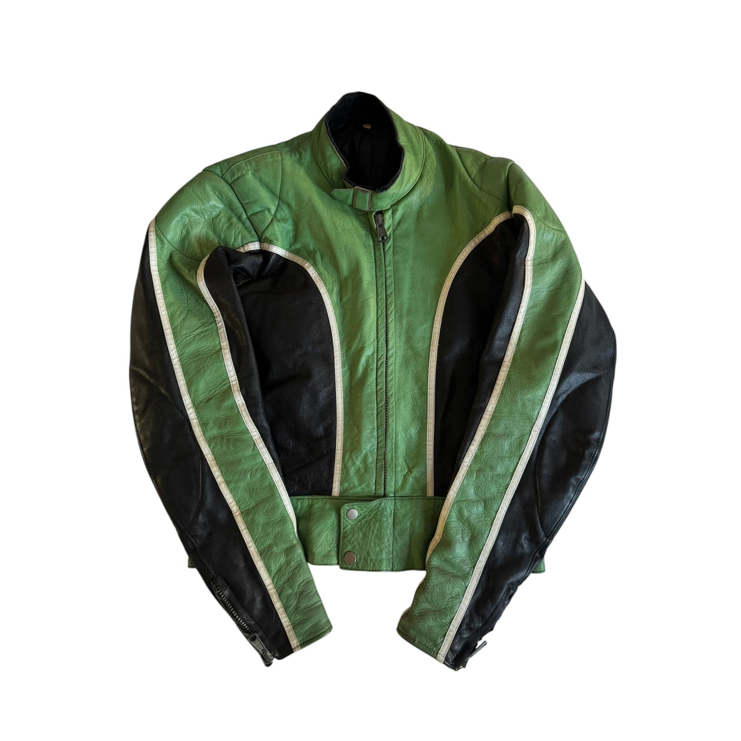 🏍️ Geacă Vintage 70’s Cafe Racer din Piele – Swedish Made – L (52) - anbracaminte