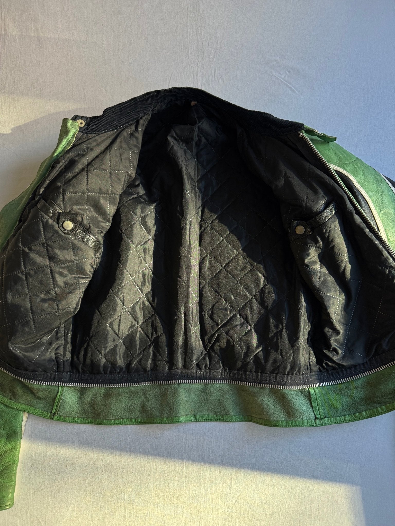 🏍️ Geacă Vintage 70’s Cafe Racer din Piele – Swedish Made – L (52) - anbracaminte