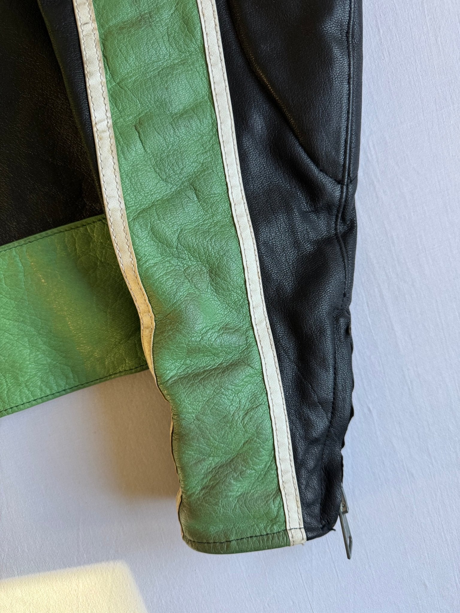 🏍️ Geacă Vintage 70’s Cafe Racer din Piele – Swedish Made – L (52) - anbracaminte
