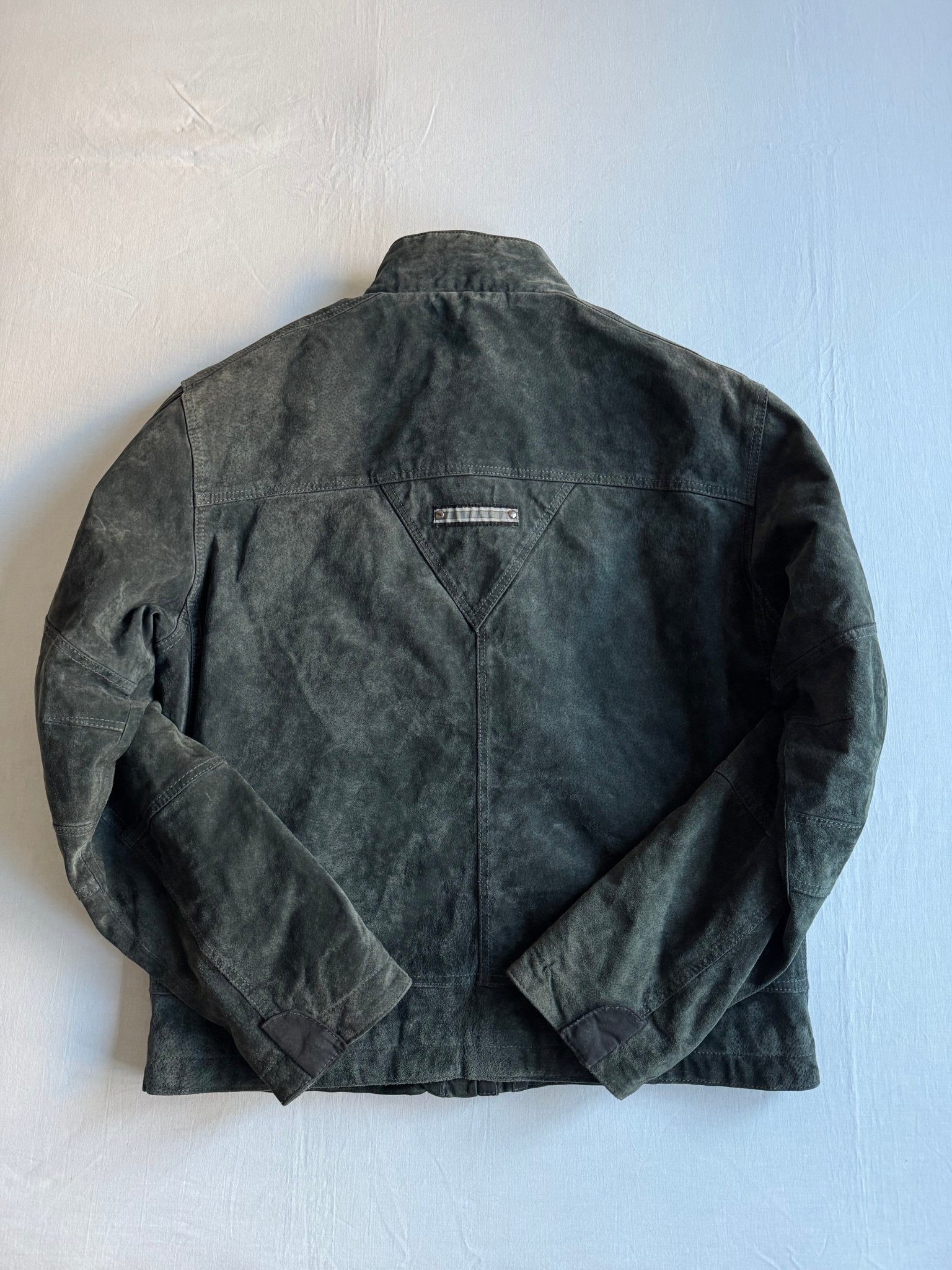 🗝️ Geacă Vintage Bărbați din Piele Suede – L (50) - anbracaminte