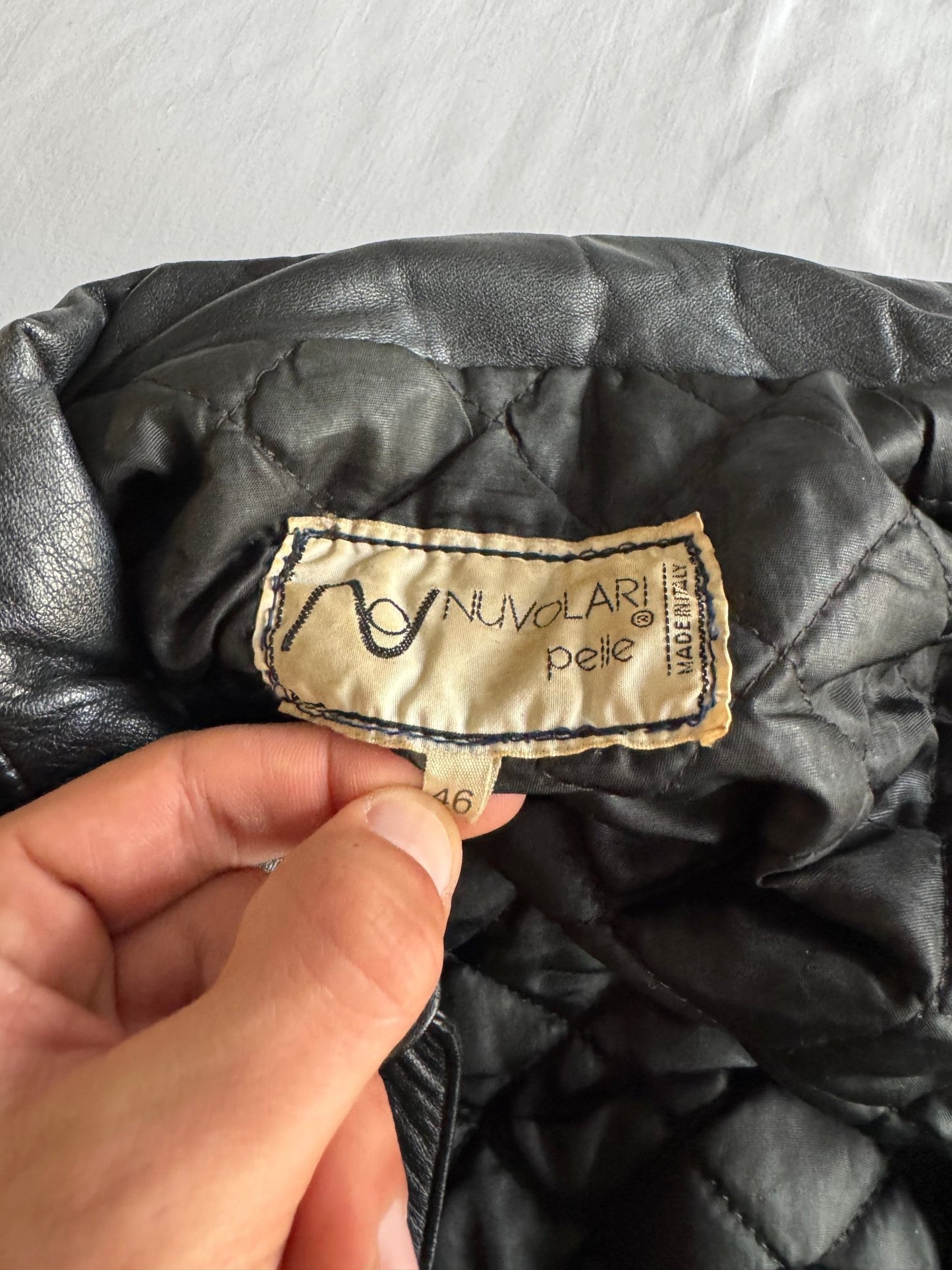 💣 Geacă vintage bomber din piele și piele întoarsă / Neagră (Men’s S) - anbracaminte
