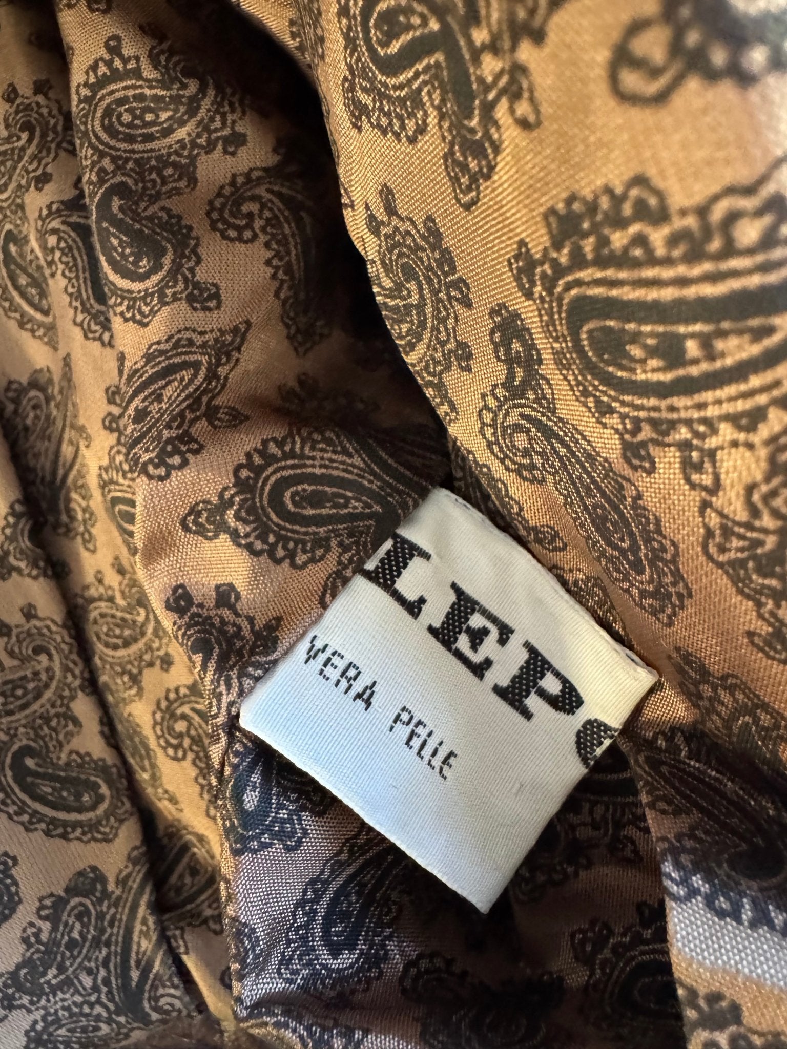 🤎 Geacă Vintage Damă din Piele Maro Texturată – Made in Italy – S - anbracaminte