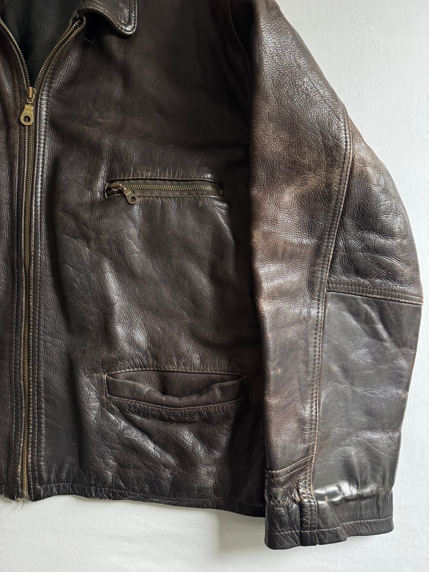 🧥 Geacă Vintage din Piele Groasă – Mărime Men’s XL - anbracaminte