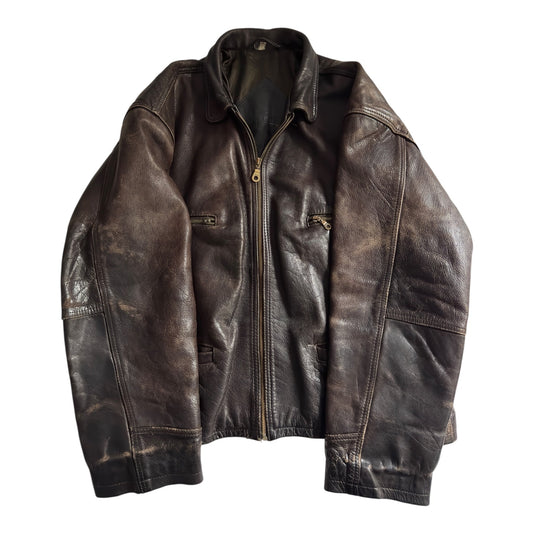 🧥 Geacă Vintage din Piele Groasă – Mărime Men’s XL - anbracaminte