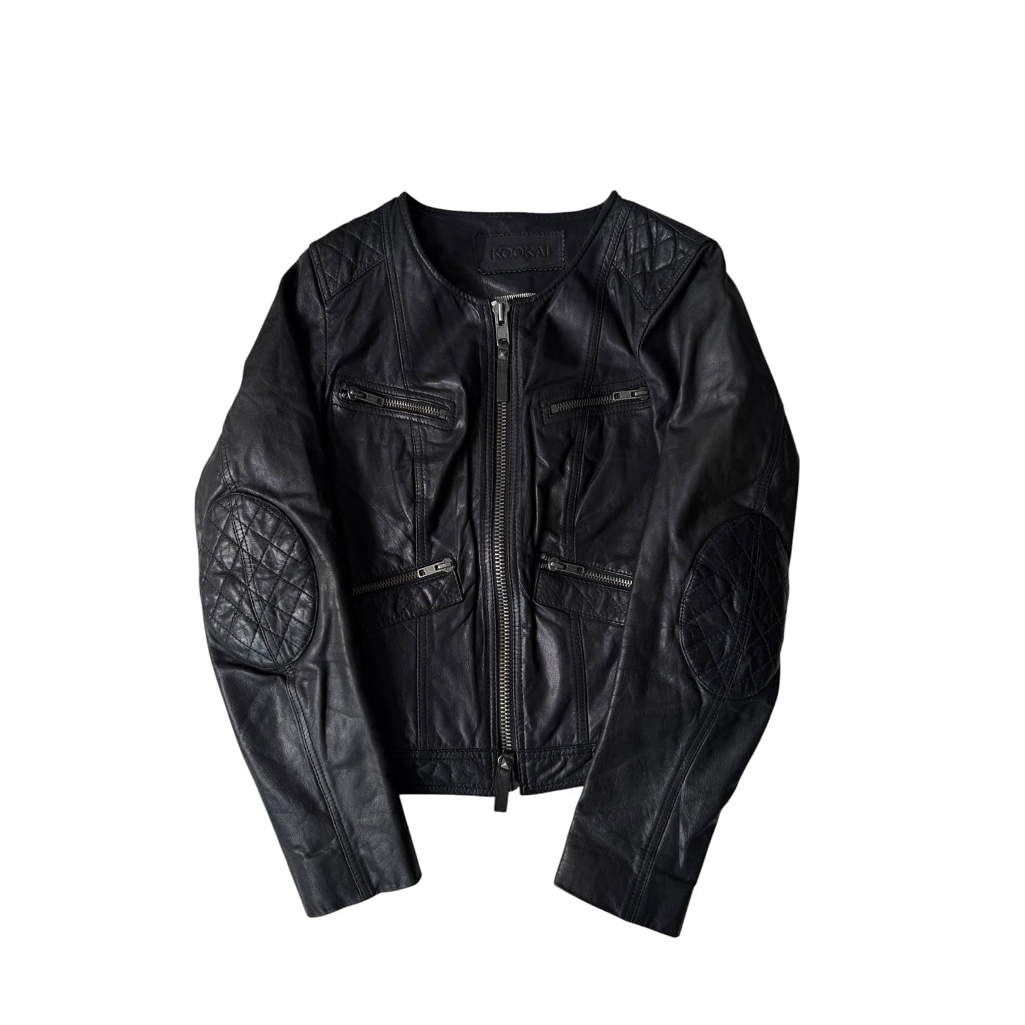 🐐 Geacă Y2K Damă Kookai Goat Leather – EU 38 - anbracaminte