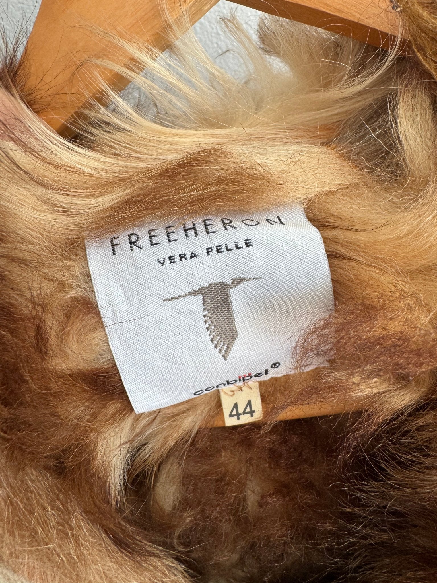 🤎 Geacă Y2K Damă Suede Patchwork Maro cu Blană Naturală – M/L (IT 44) – Made in Italy - anbracaminte