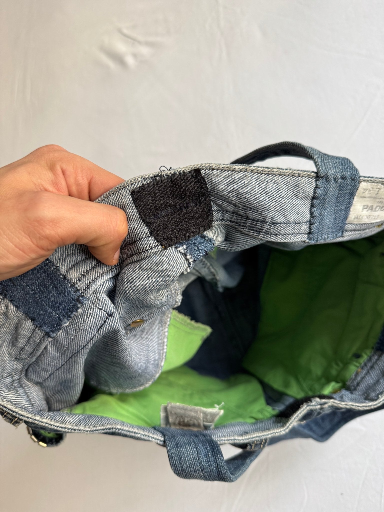 👜 Geantă Handmade Diesel / Tote bag din denim reciclat - anbracaminte