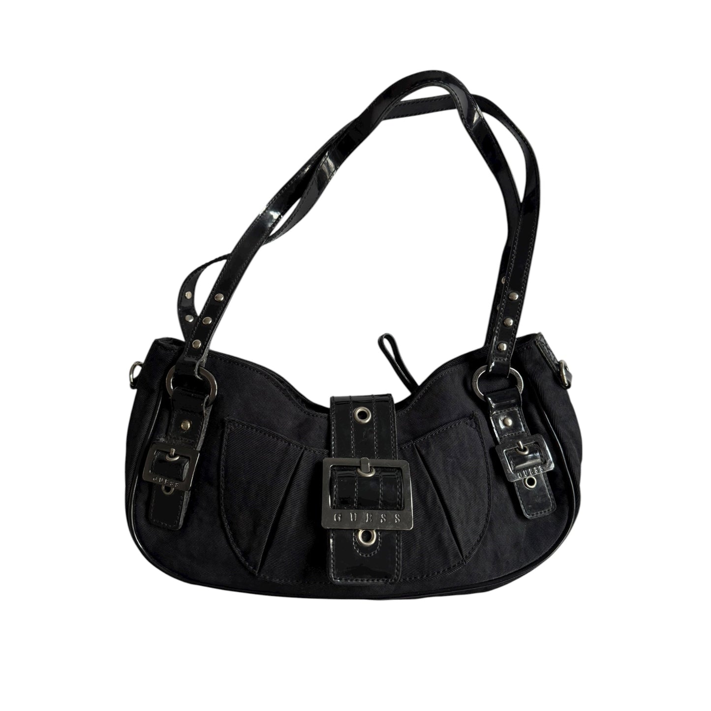 👜 Geantă Y2K Guess neagră / Model clasic anii 2000 - anbracaminte