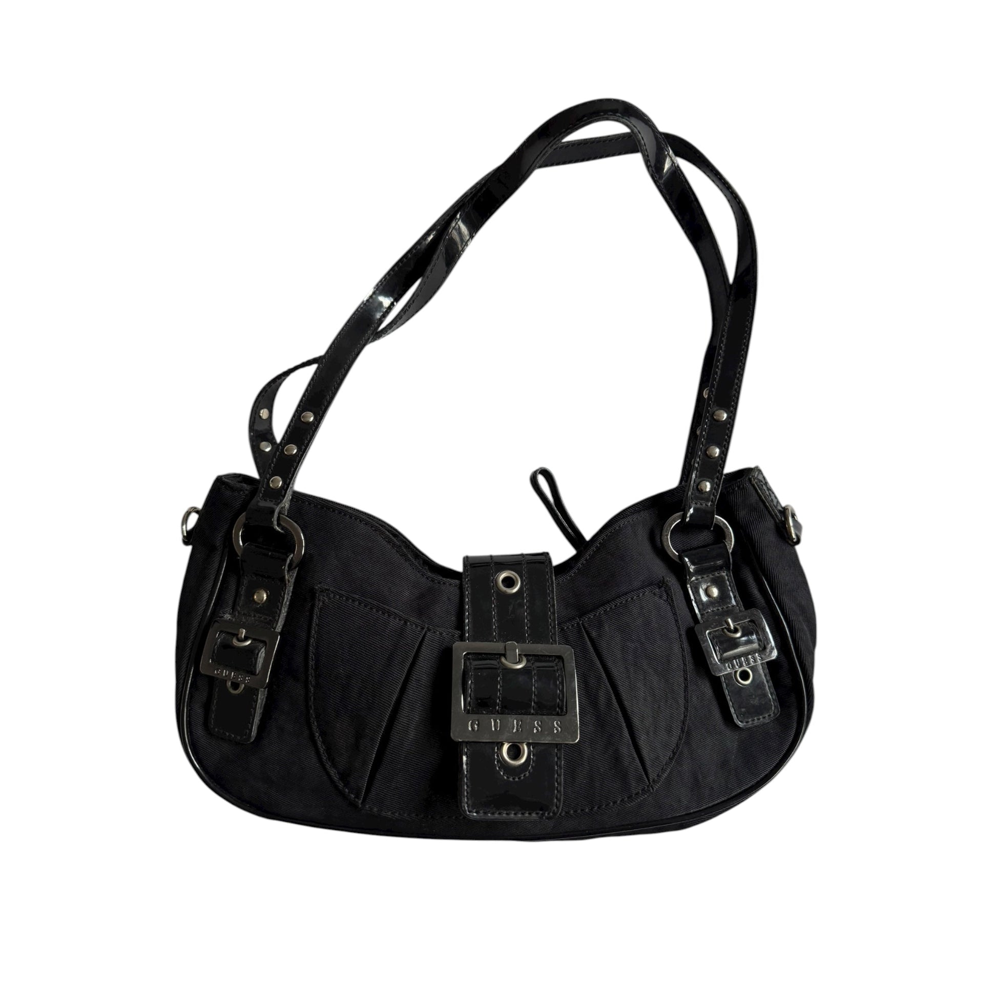 👜 Geantă Y2K Guess neagră / Model clasic anii 2000 - anbracaminte