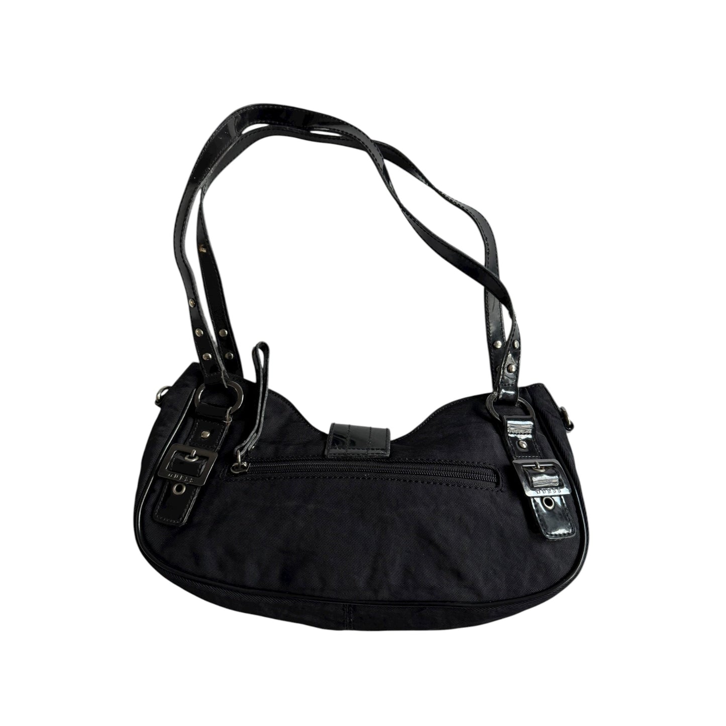 👜 Geantă Y2K Guess neagră / Model clasic anii 2000 - anbracaminte