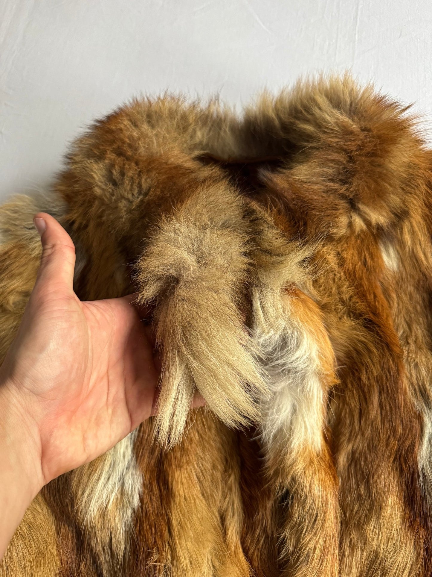 🦊 Haină Vintage din Blană de Vulpe – Mărime Aproximativă M Femei - anbracaminte