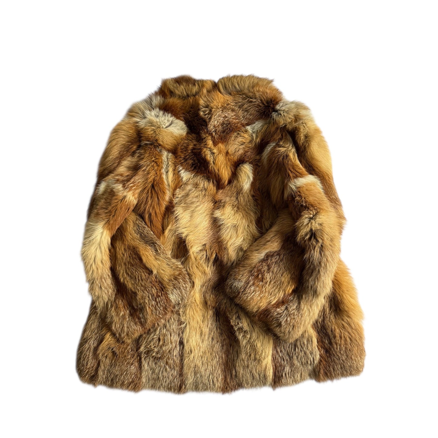 🦊 Haină Vintage din Blană de Vulpe – Mărime Aproximativă M Femei - anbracaminte