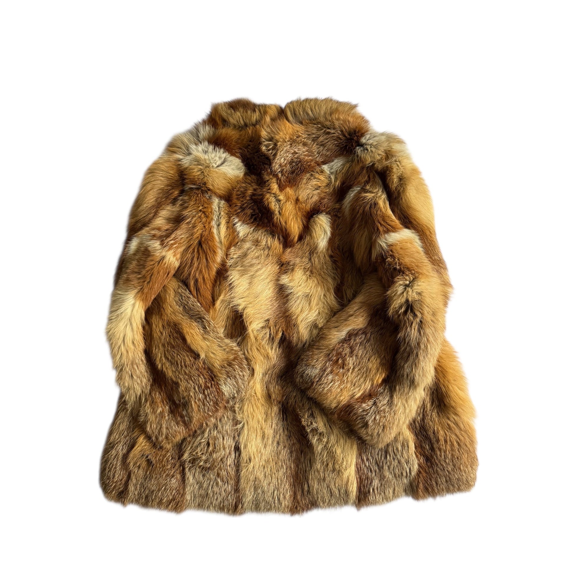 🦊 Haină Vintage din Blană de Vulpe – Mărime Aproximativă M Femei - anbracaminte