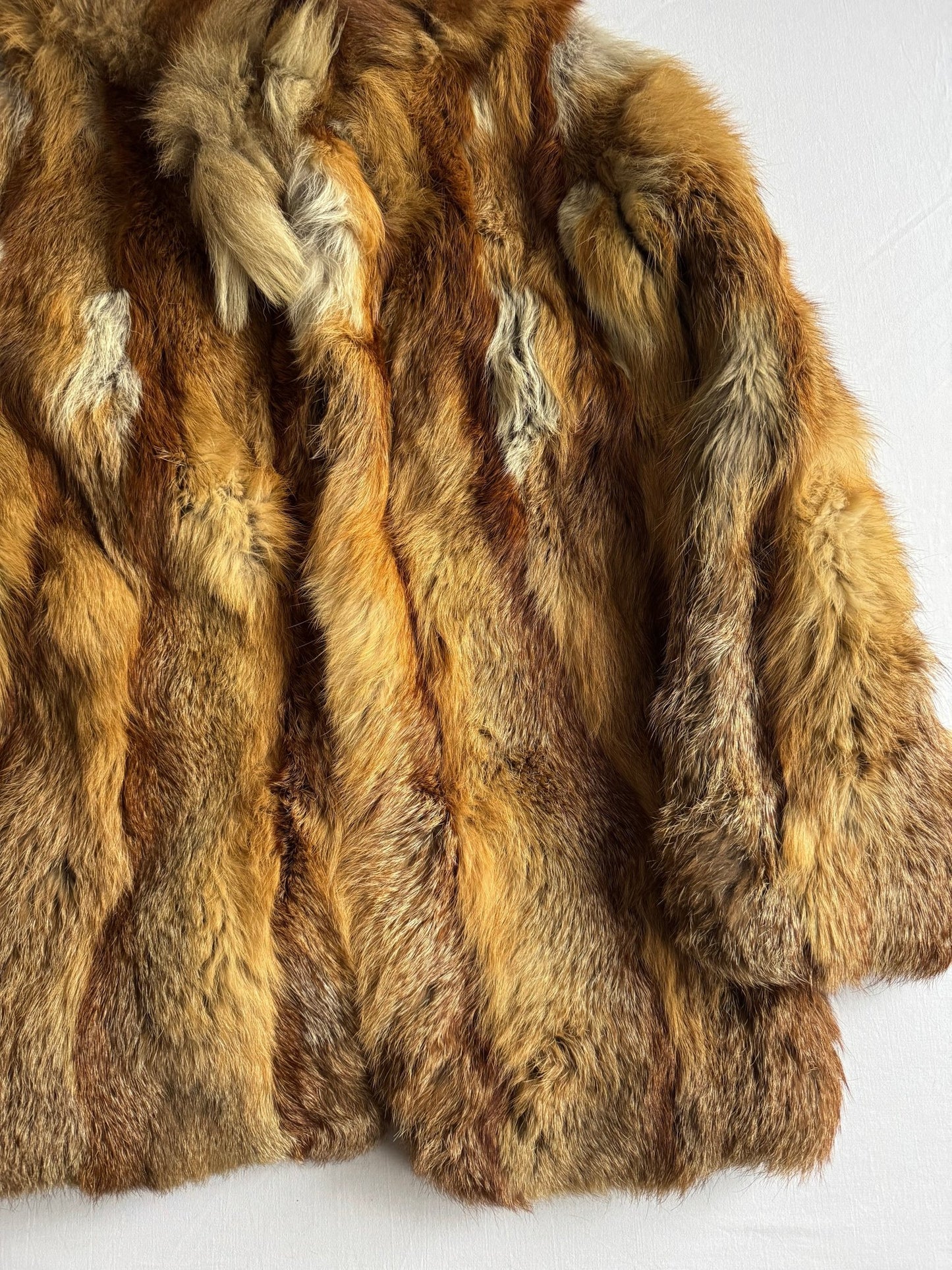 🦊 Haină Vintage din Blană de Vulpe – Mărime Aproximativă M Femei - anbracaminte
