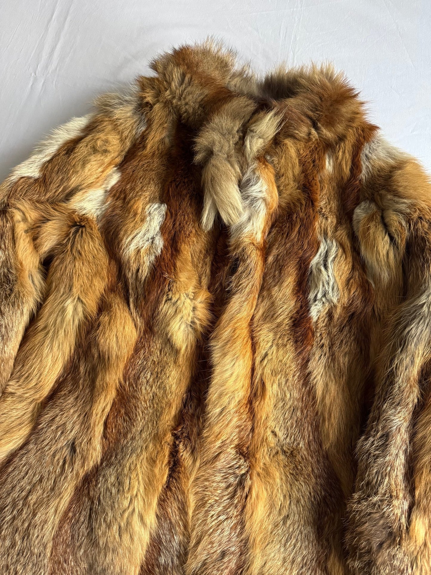🦊 Haină Vintage din Blană de Vulpe – Mărime Aproximativă M Femei - anbracaminte