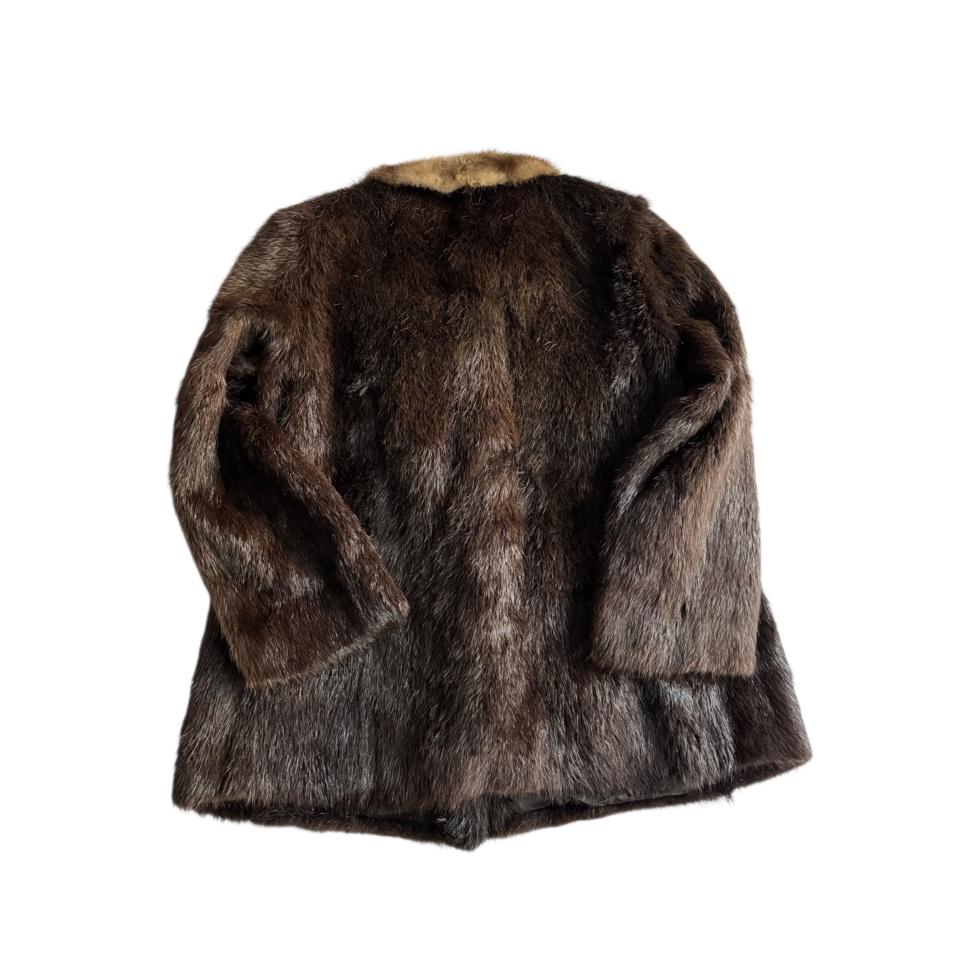🧥 Haină Vintage din Blană Naturală – Mărime Aproximativ M/L Femei - anbracaminte