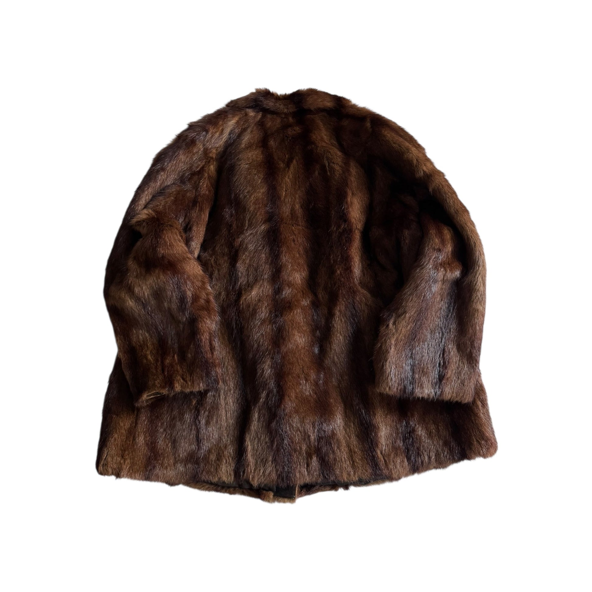 🧥 Haină Vintage din Blană Naturală– Mărime Aproximativă L Femei - anbracaminte