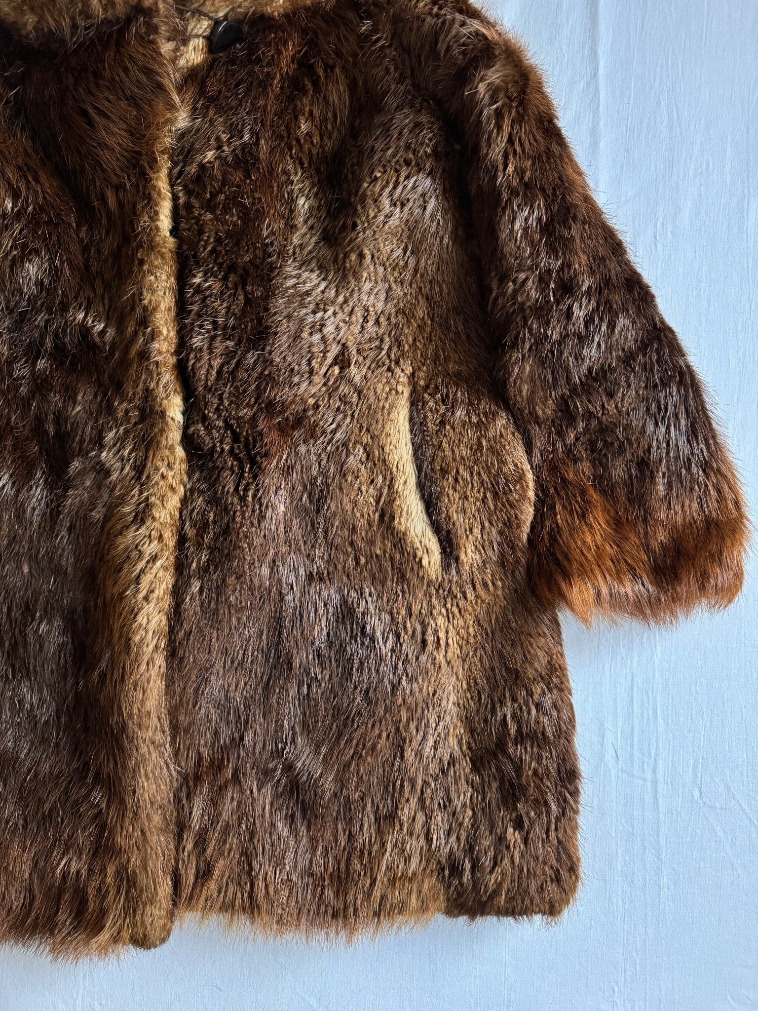 🧥 Haină Vintage din Blană Naturală - Mărime Aproximativă M/L Femei - anbracaminte