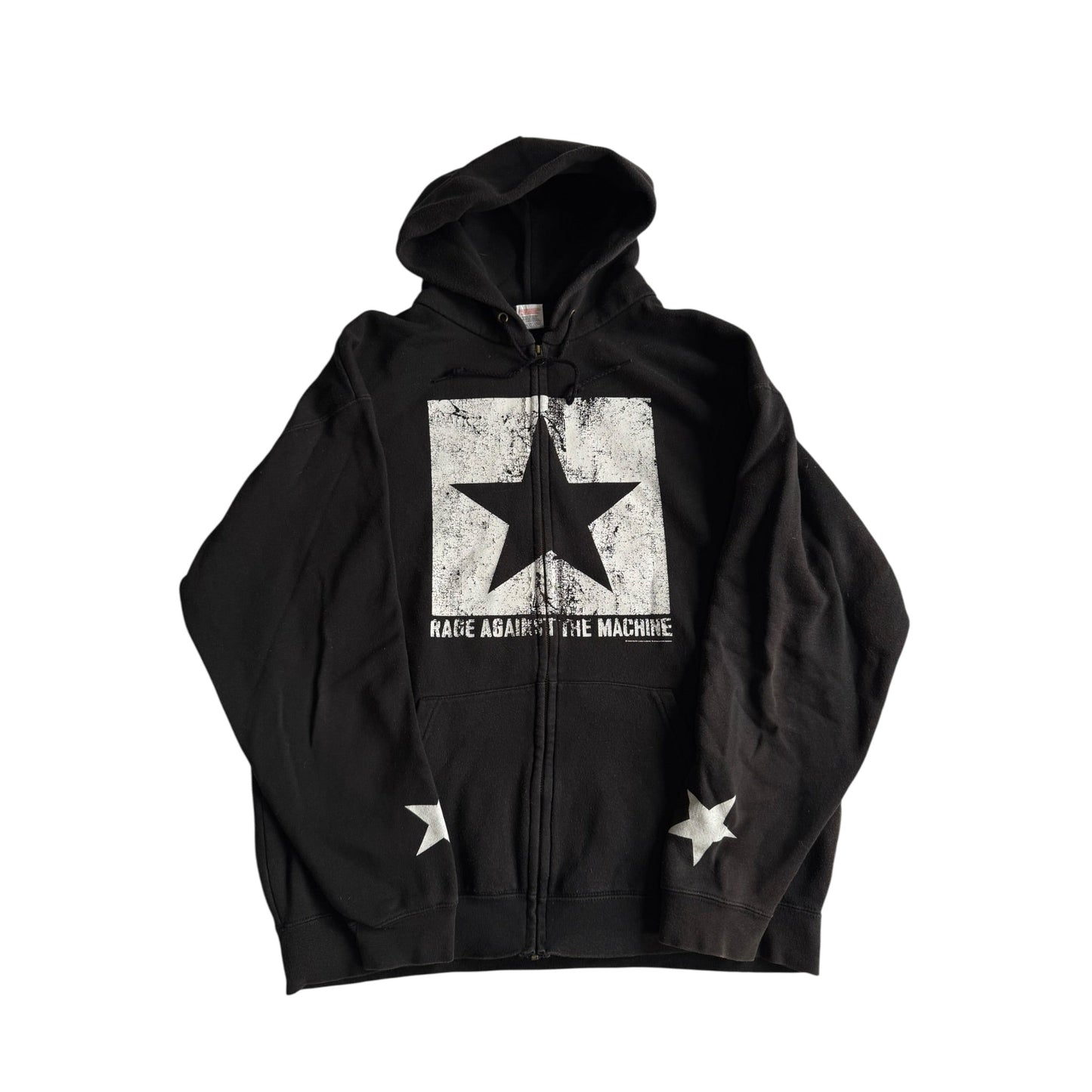🎙️ Hanorac Band 2008 Negru Rage Against the Machine – L (XL pe etichetă) - anbracaminte