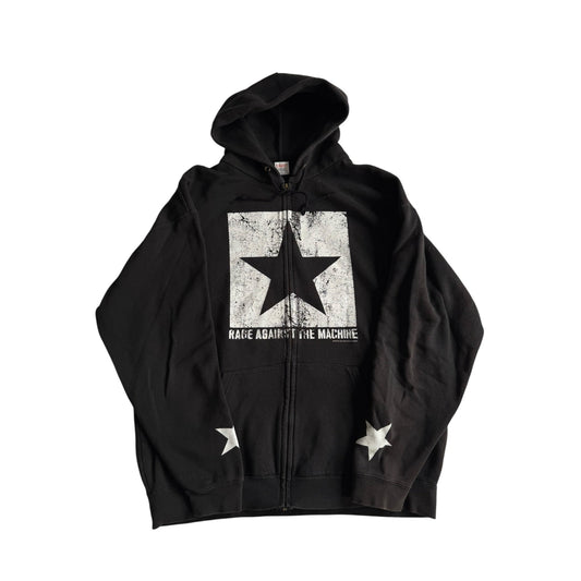 🎙️ Hanorac Band 2008 Negru Rage Against the Machine – L (XL pe etichetă) - anbracaminte
