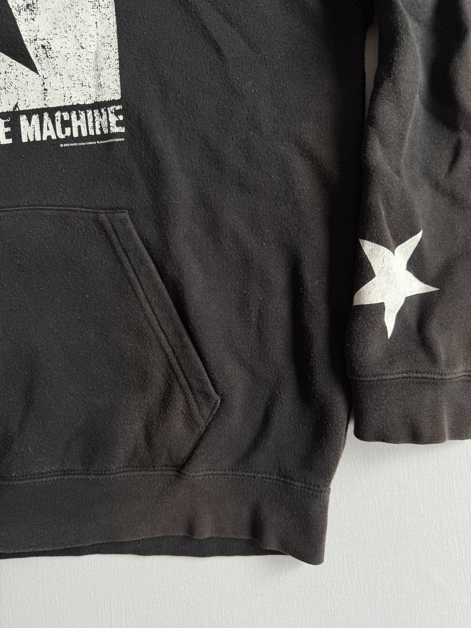 🎙️ Hanorac Band 2008 Negru Rage Against the Machine – L (XL pe etichetă) - anbracaminte