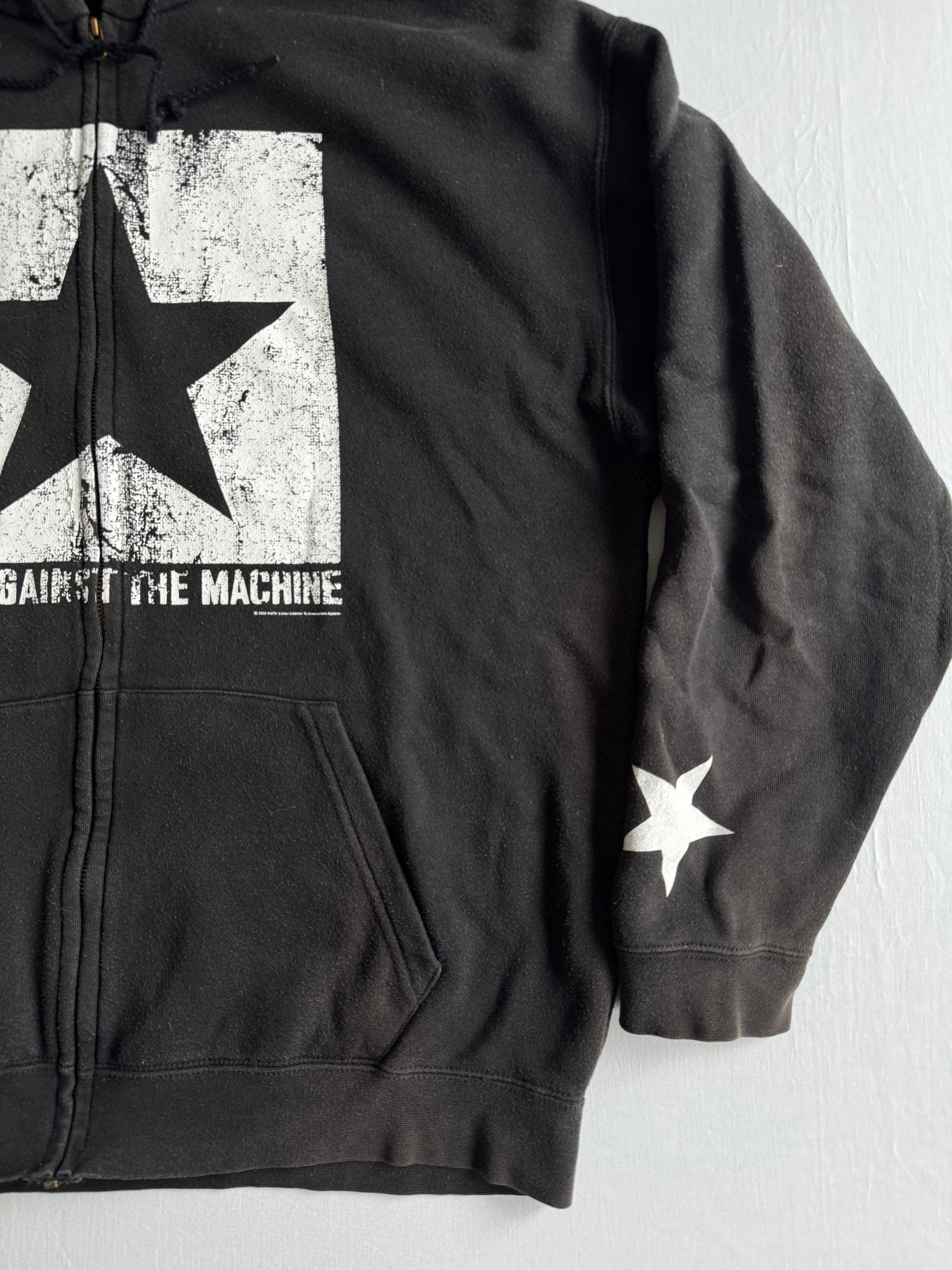 🎙️ Hanorac Band 2008 Negru Rage Against the Machine – L (XL pe etichetă) - anbracaminte
