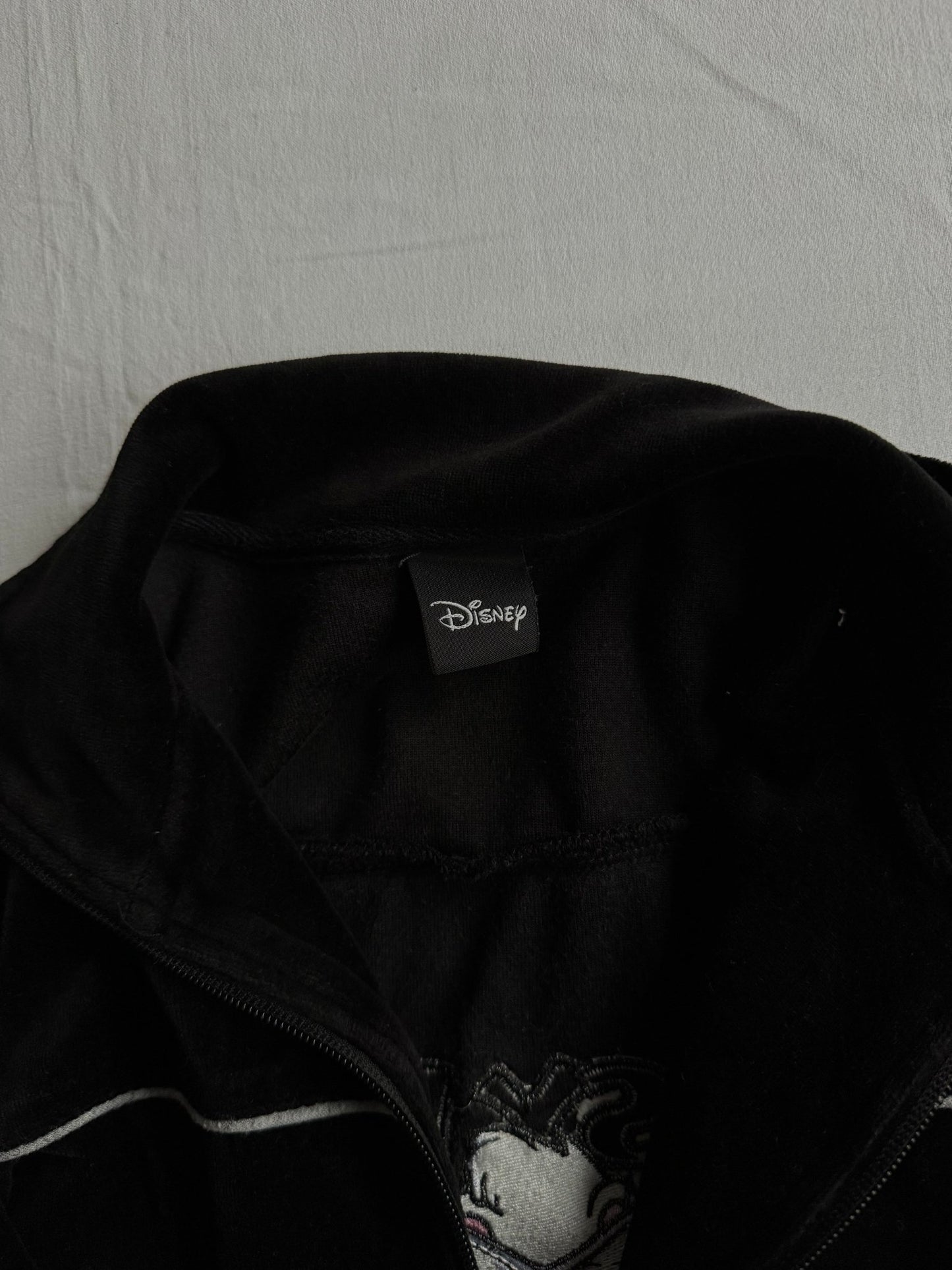 🩰 Hanorac velvet Y2K cu broderie Daisy Duck pe spate – mărime S Femei - anbracaminte