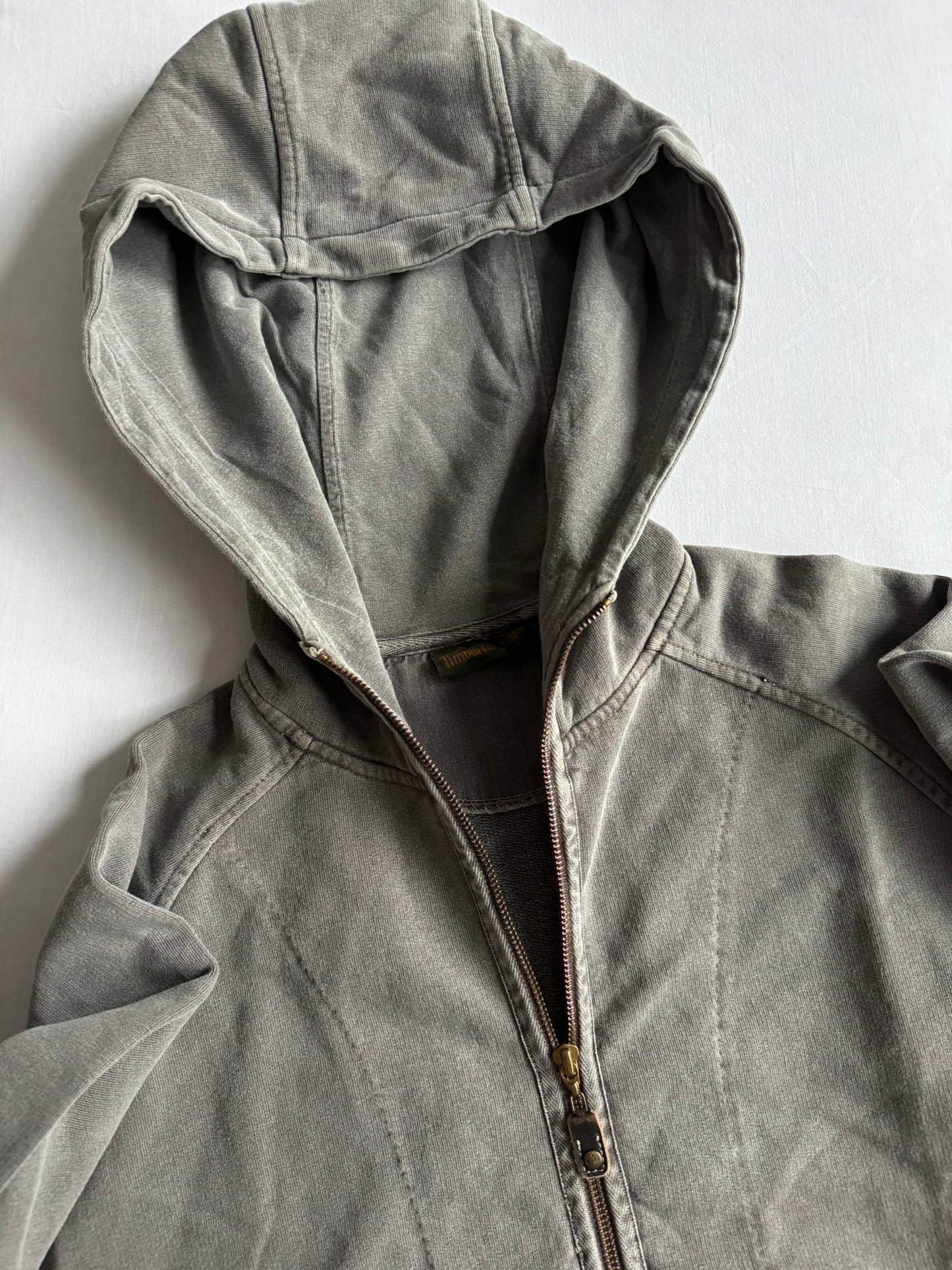 🗿 Hanorac Y2K Bărbați Timberland din Bumbac Gri Washed – M - anbracaminte