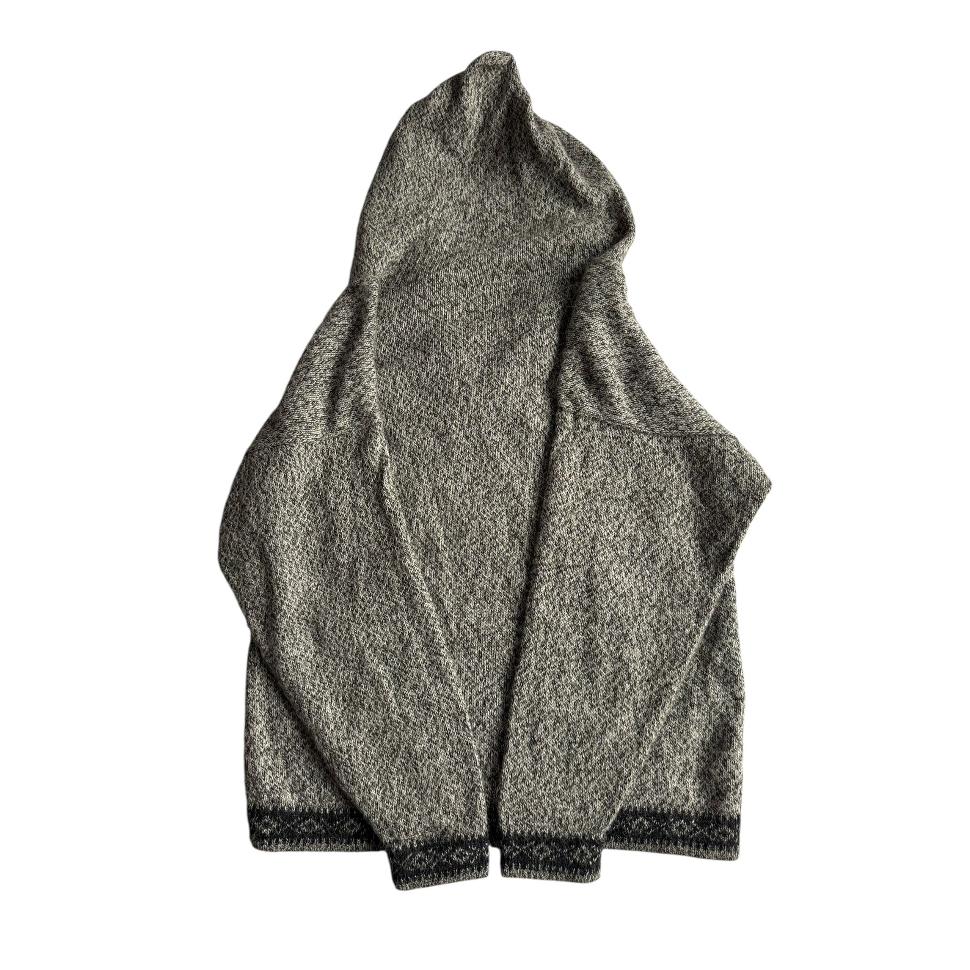 🧶 Hoodie Vintage Alpaca Peruvian – M Bărbați - anbracaminte
