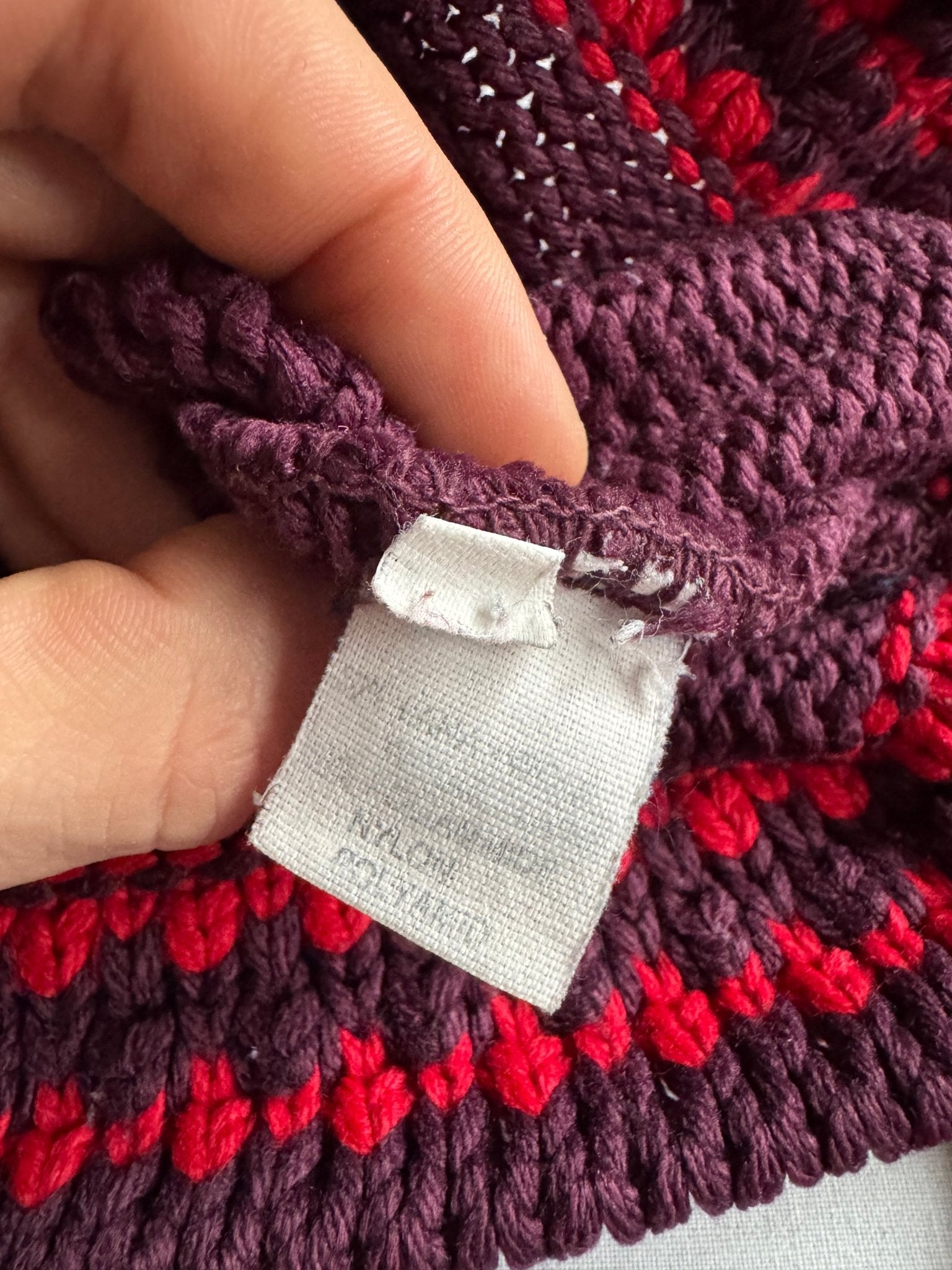 🧶 Hoodie Y2K Damă Tricotat din Blend de Lână cu Broderie Florală – L - anbracaminte