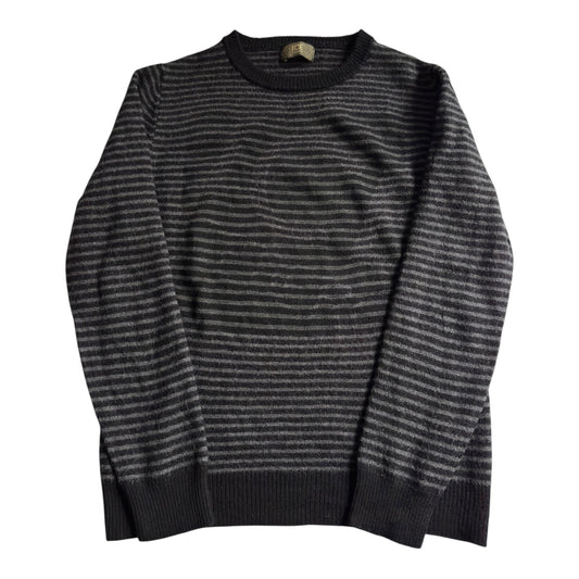 🧊 Iceberg Black Striped Jumper – Women’s S – Merino Wool - anbracaminte