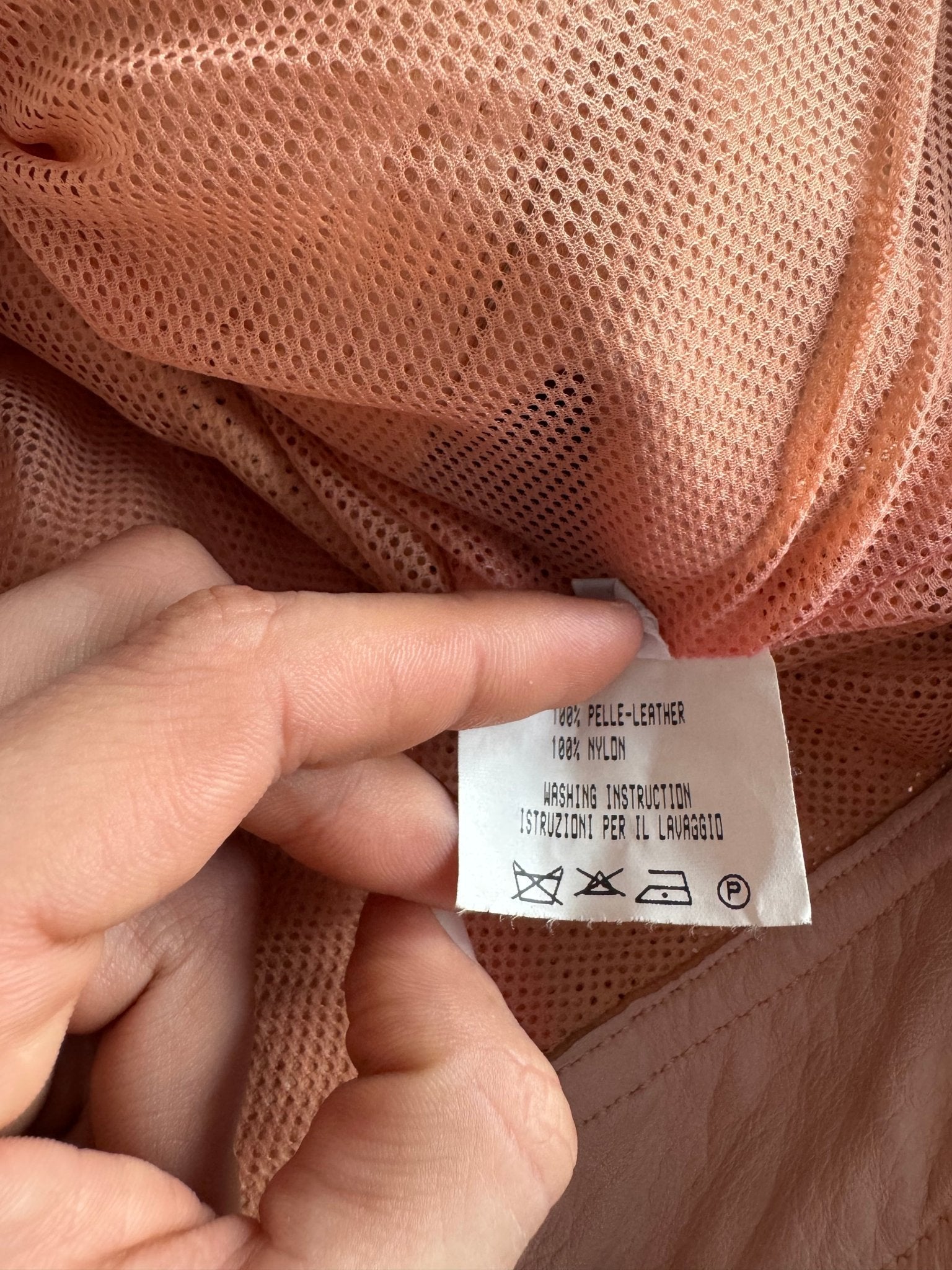 🏍️ Jachetă Biker Y2K CristinaEffe Roz Pal din Piele – IT 46 (M/L Damă) - anbracaminte