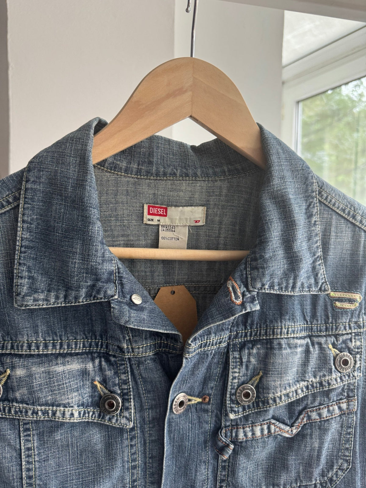 ⛽️ Jachetă Denim Diesel Y2K Vintage – M Damă - anbracaminte