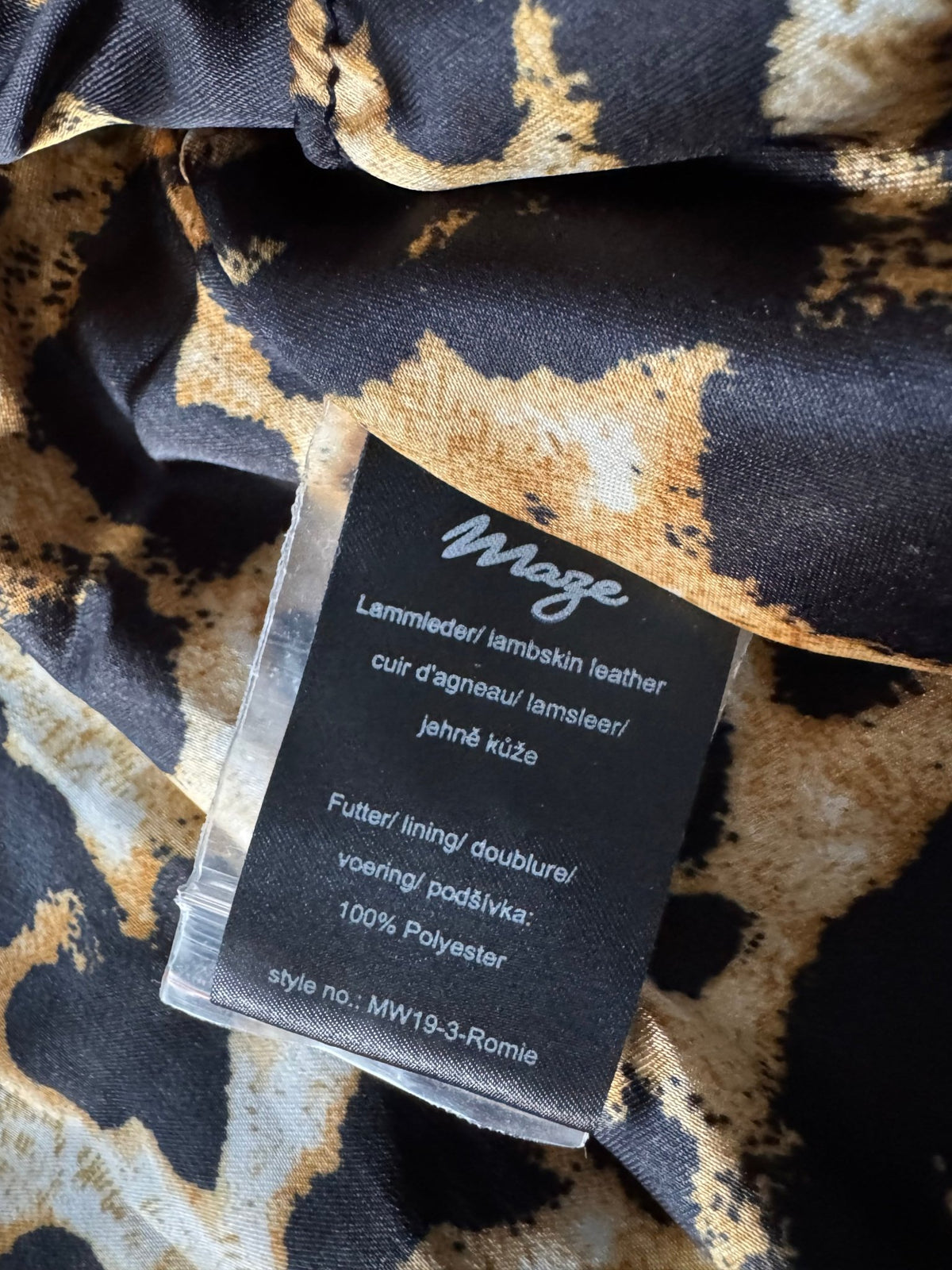 Jachetă Piele Miel Maze | Verde Măsliniu Închis | Factory Aged | L Damă - anbracaminte