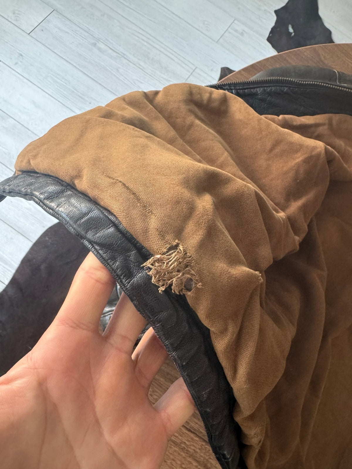 Jachetă Piele Naturală Neagră Vintage Bărbați | L/XL (54) - anbracaminte