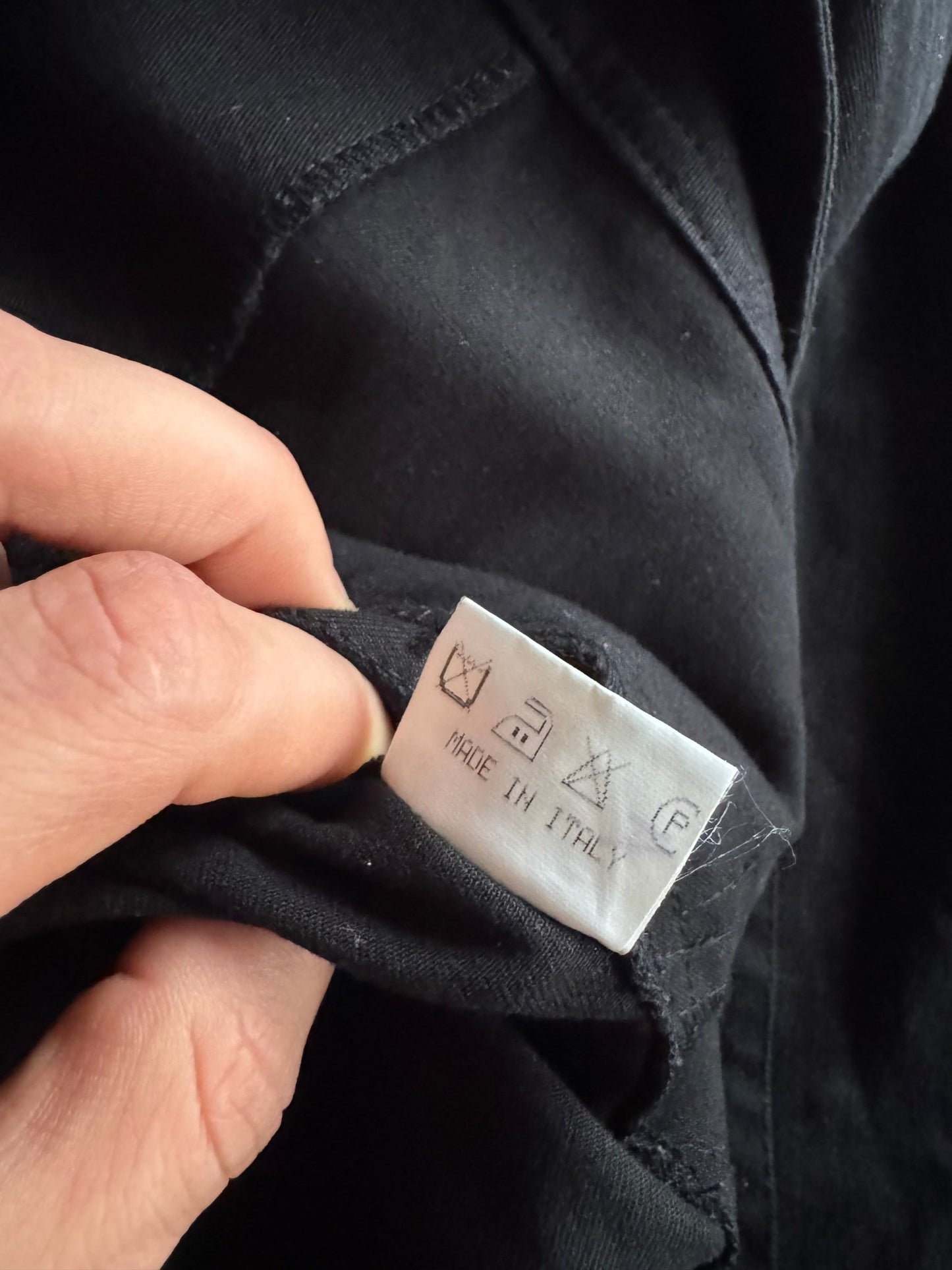🧥 Jachetă Racing Vintage Neagră din Bumbac – IT 42 / Femei M - anbracaminte
