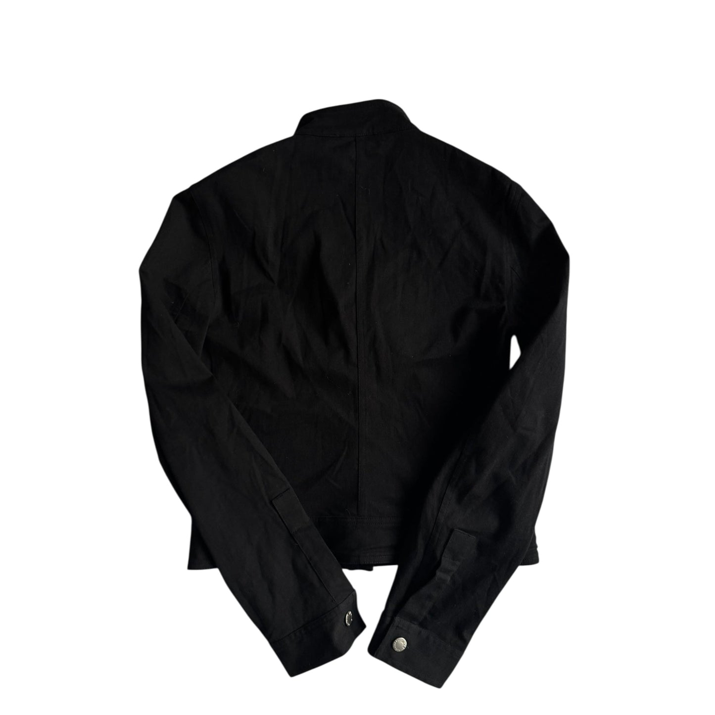 🧥 Jachetă Racing Vintage Neagră din Bumbac – IT 42 / Femei M - anbracaminte