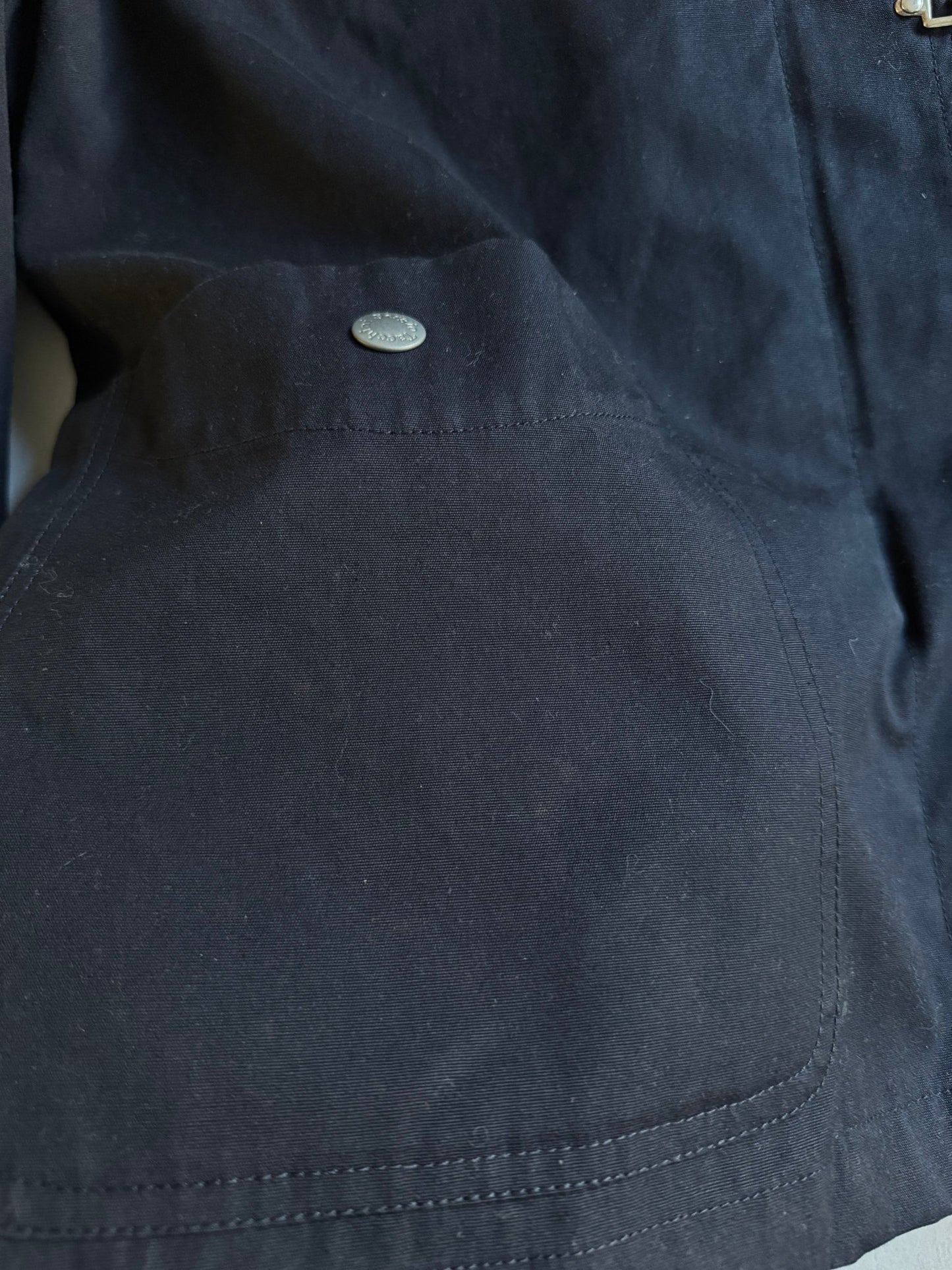 👨‍🚒 Jachetă Sergio Tacchini bleumarin închis cu închidere tip fireman clasp – mărimea M - anbracaminte