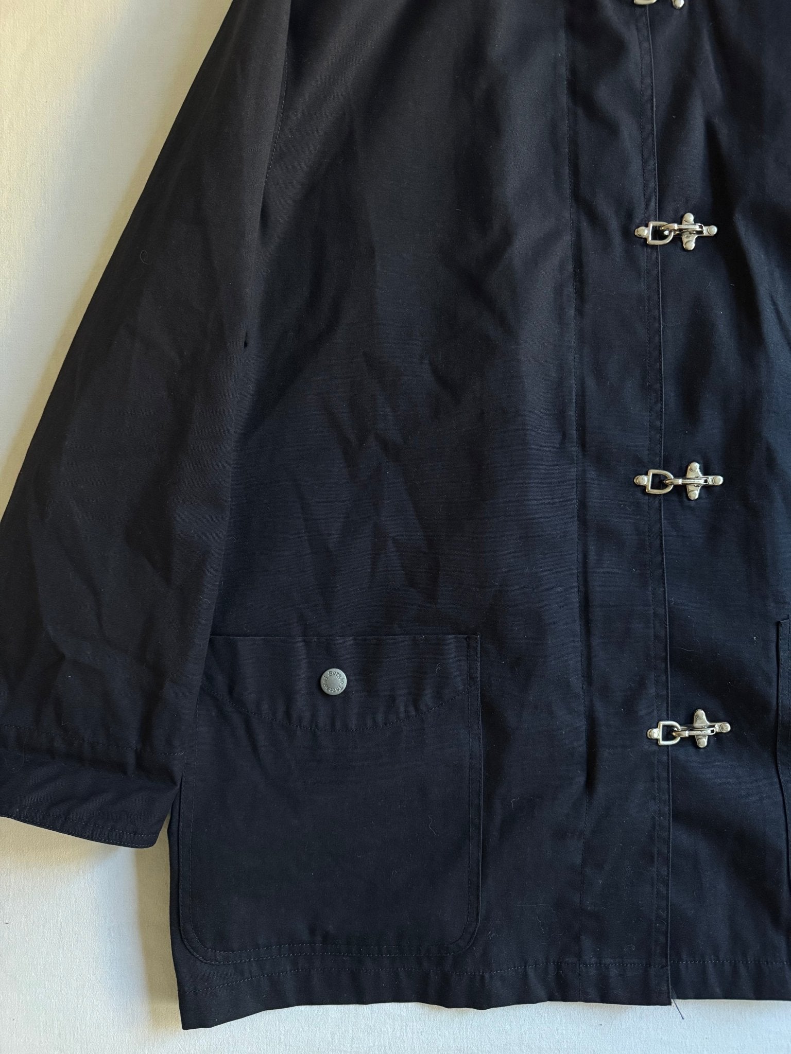 👨‍🚒 Jachetă Sergio Tacchini bleumarin închis cu închidere tip fireman clasp – mărimea M - anbracaminte