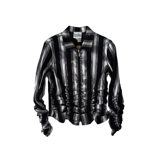 🪩 Jachetă Texturată Y2K Joseph Ribkoff | Made in Canada – M Damă - anbracaminte