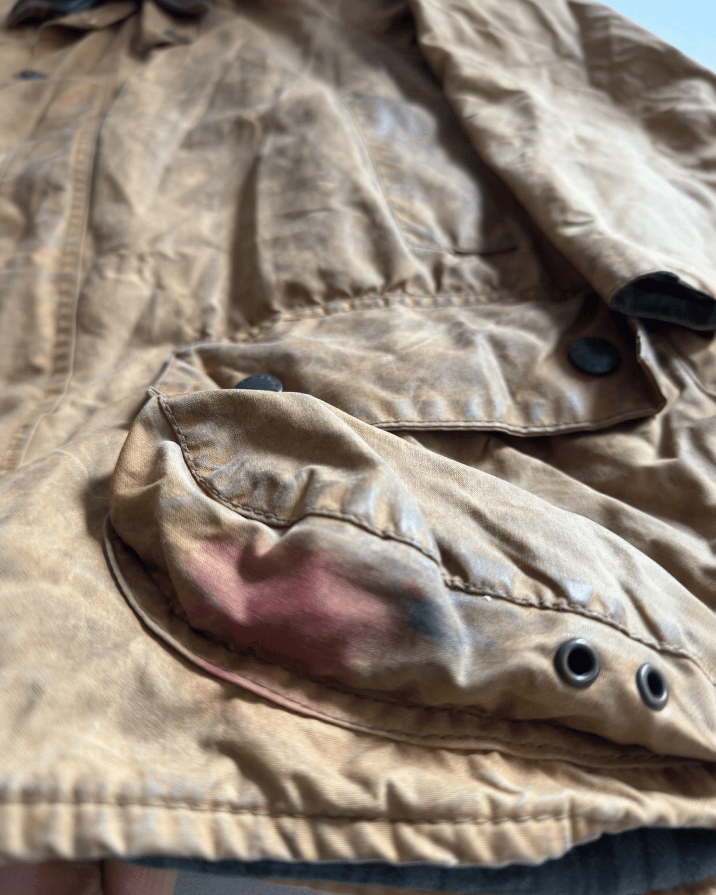 🌳 Jachetă Vintage Barbour Beaufort – Waxed Cotton – Made in England – Men’s M - anbracaminte