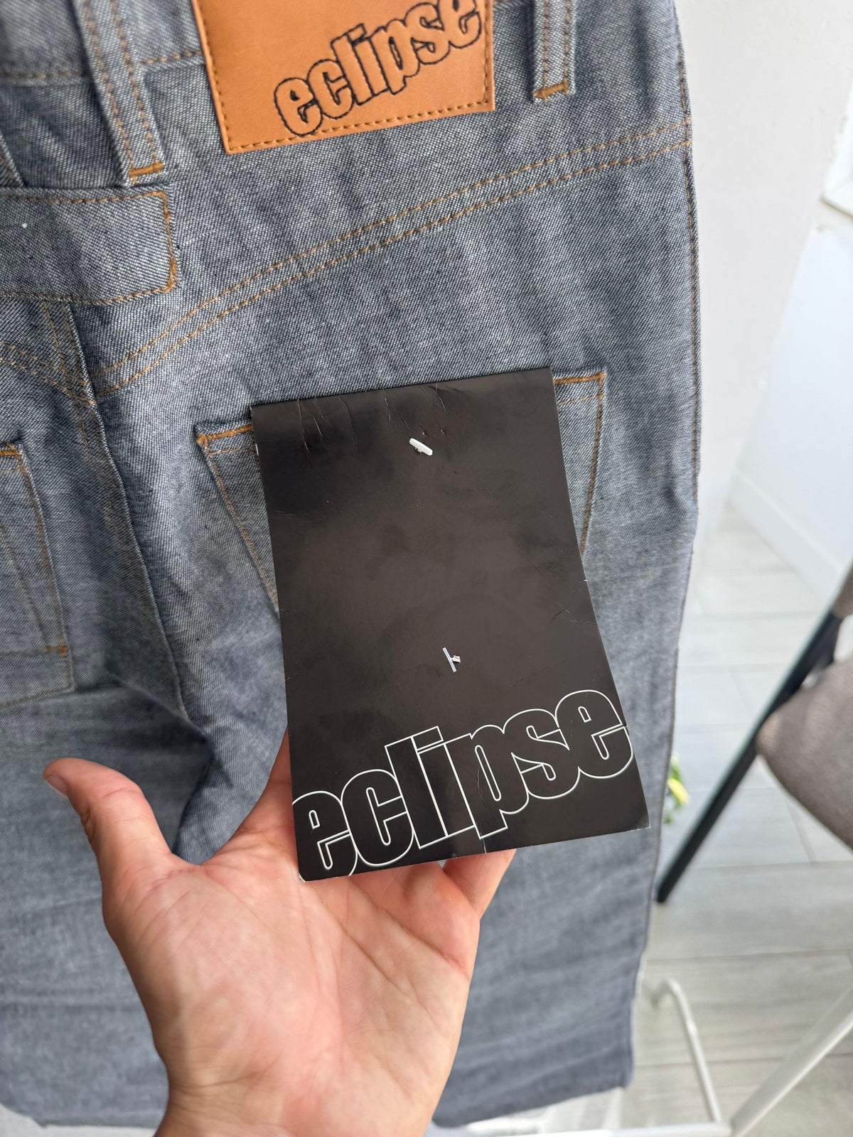 👖 Jeans Baggy Brodați Y2K Deadstock | New with Tags – S - anbracaminte